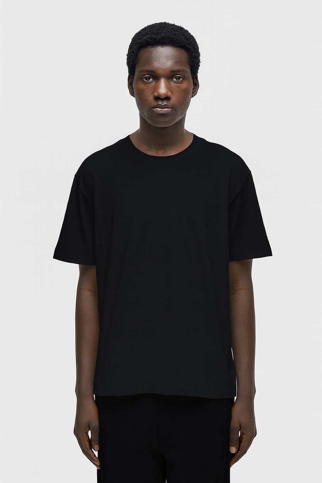 T-SHIRT REGULAR DESTROYED MC PRETO
