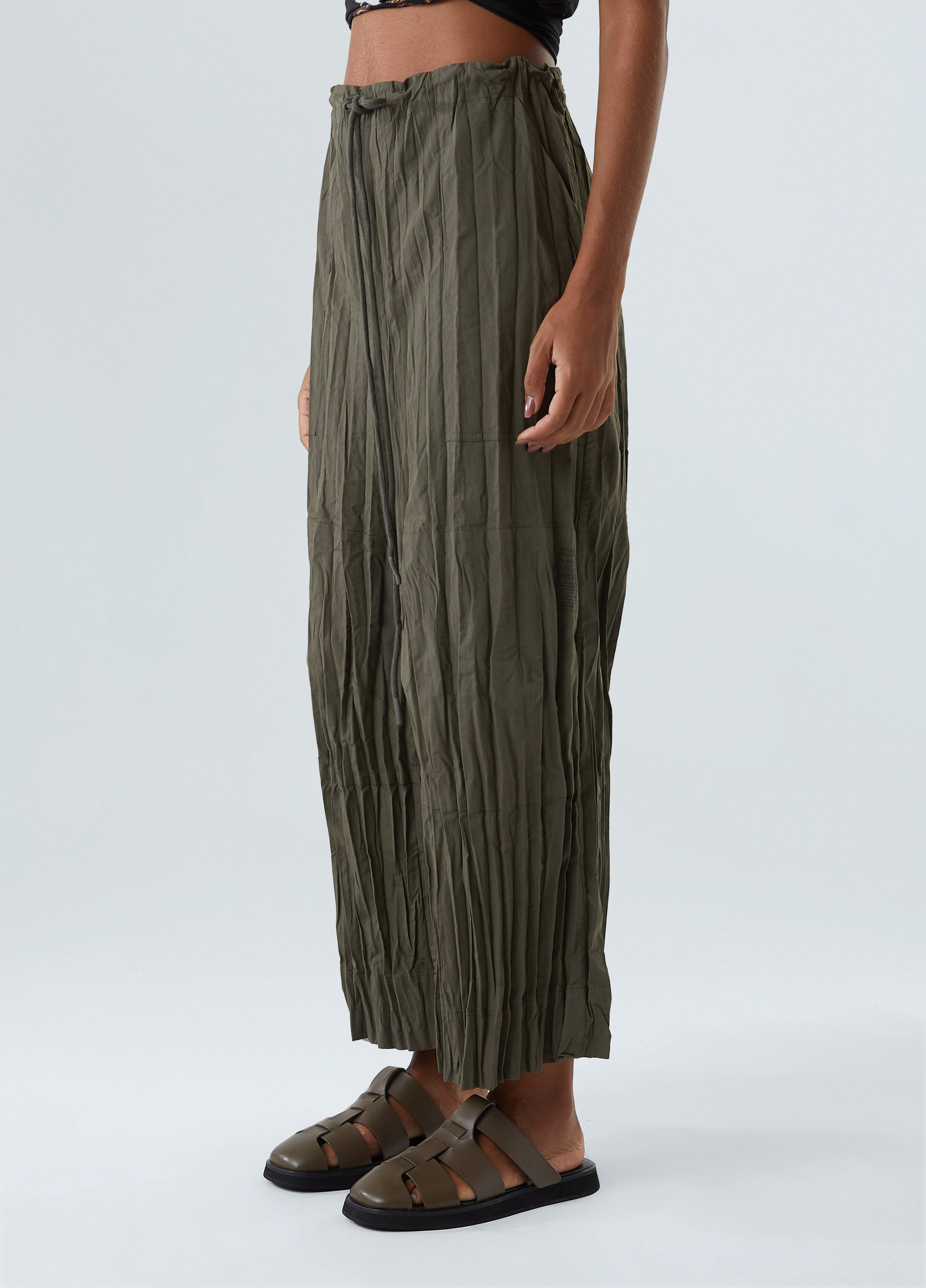 CALÇA TRICOLINE WRINKLED