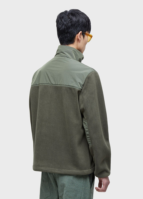 AGASALHO DOUBLE FACE FLEECE ITM FOREST/PRETO