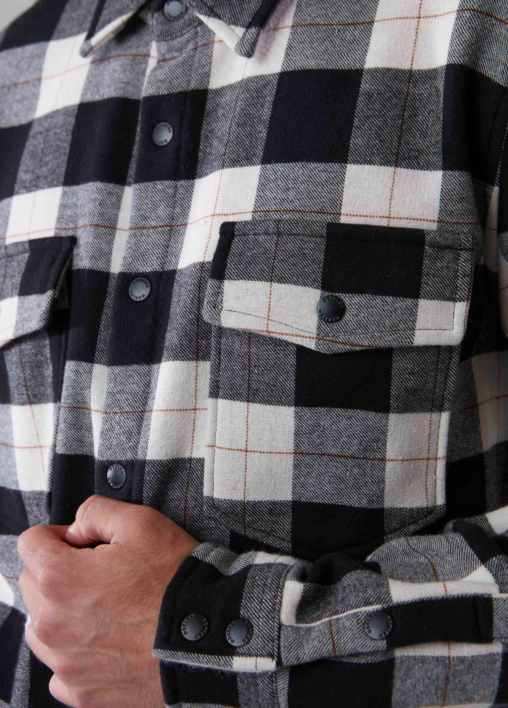OVERSHIRT MASCULINA XADREZ AREIA/PRETO/VINHO