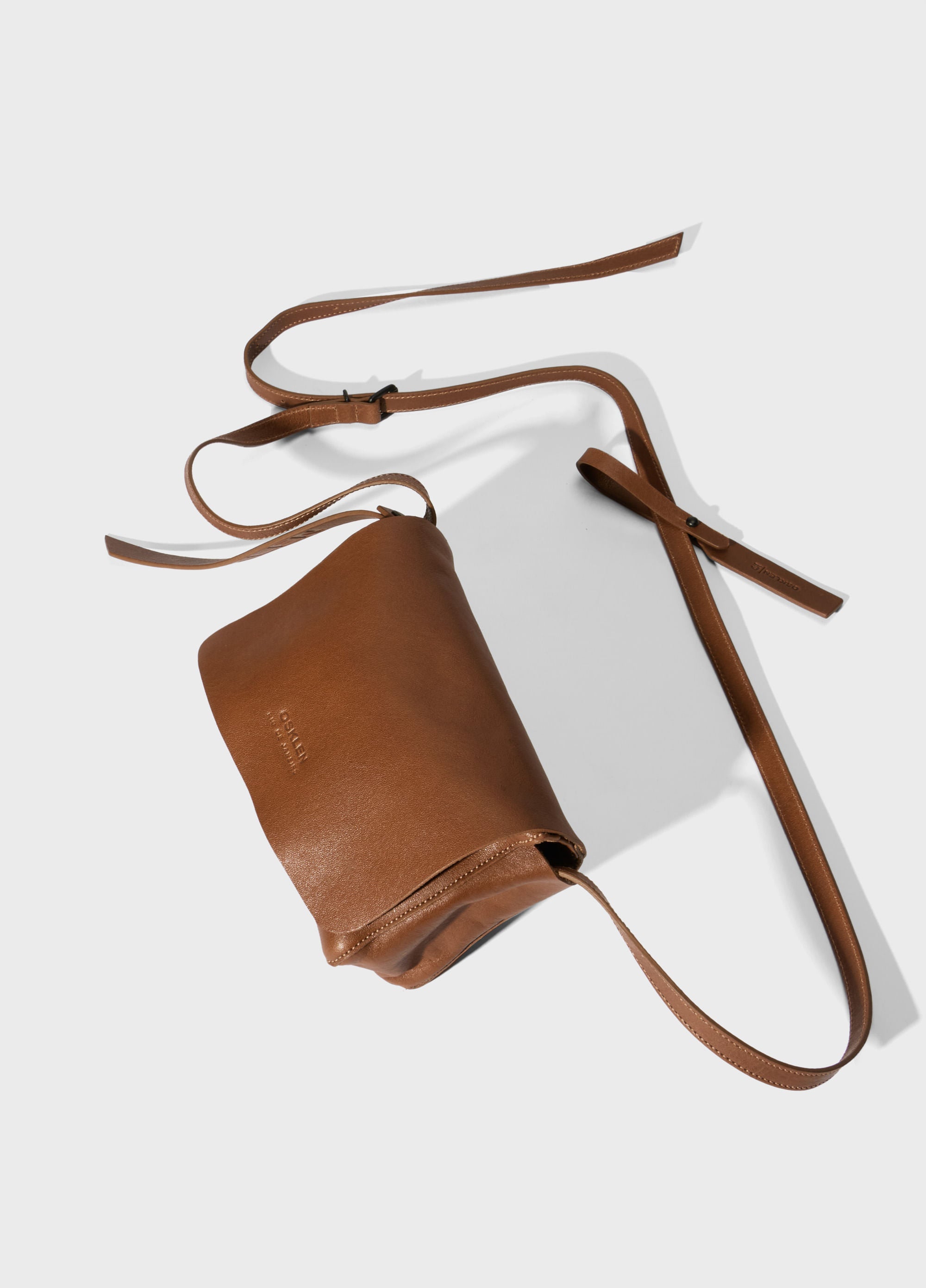 MINI LEATHER CROSSBODY E-BASICS BAG