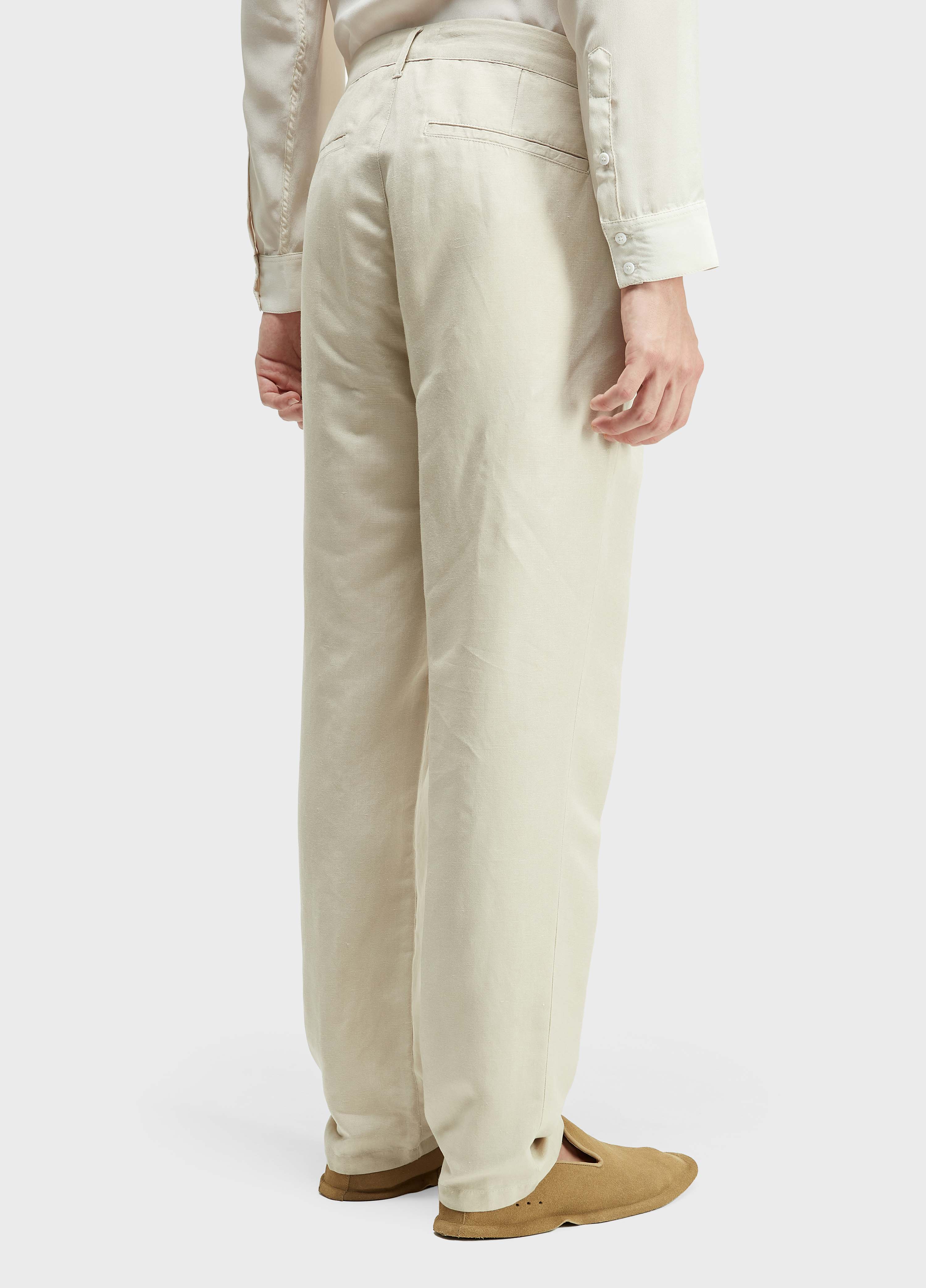CALCA ALFAIATARIA FLUID LINEN
