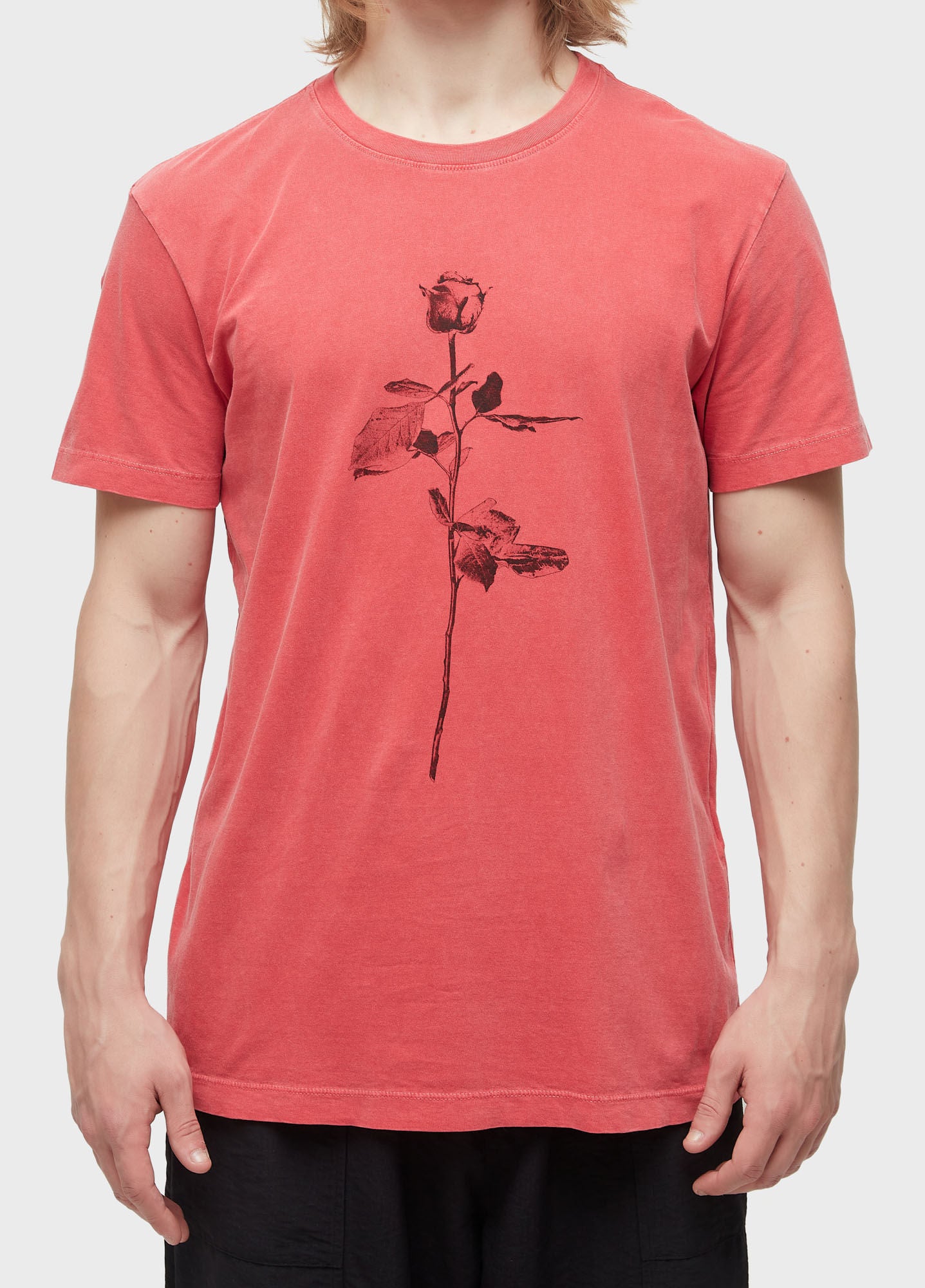T-SHIRT STONE ROSE MC VERMELHO