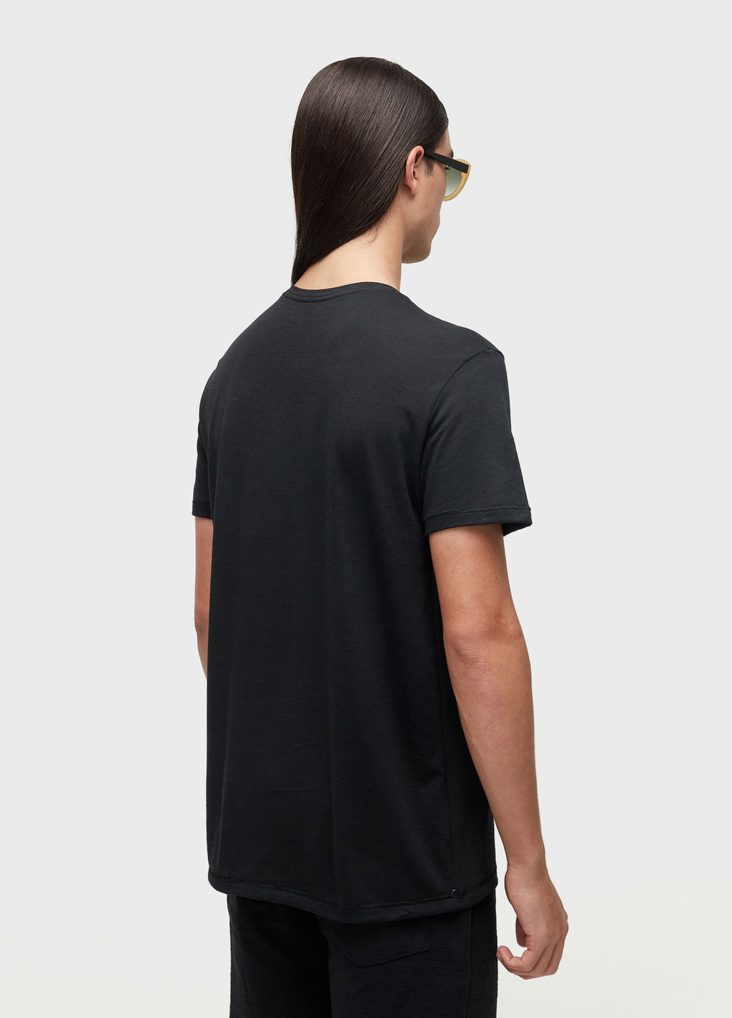 T-SHIRT RUSTIC POCKET E-BASICS MC II PRETO