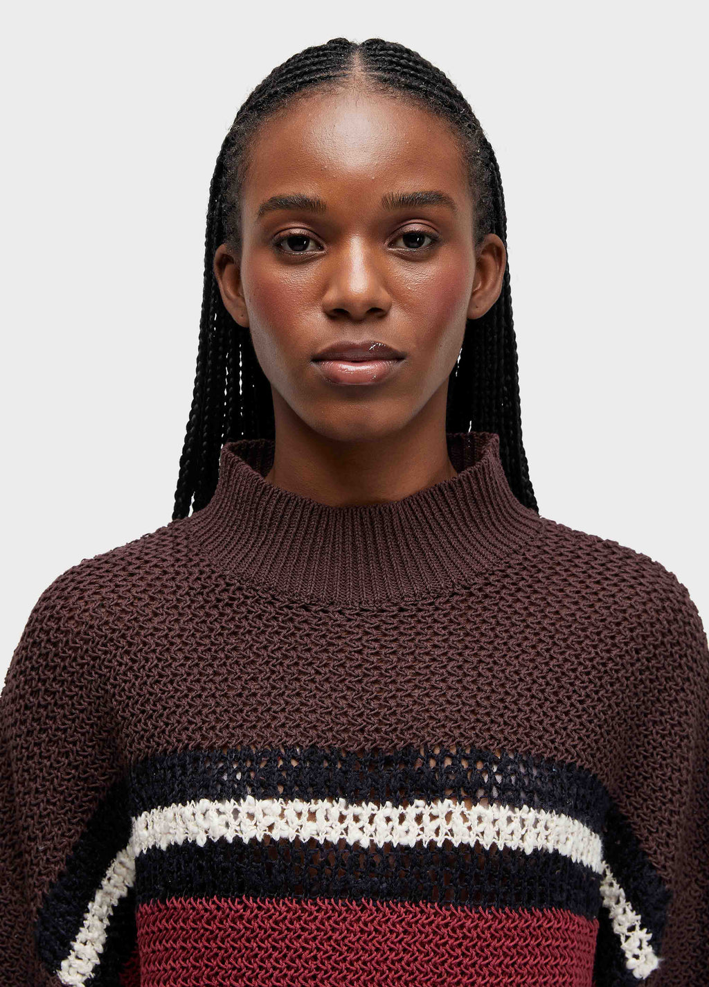 BLUSA ML TRICOT CABINET STRIPES