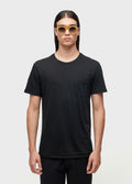 T-SHIRT RUSTIC POCKET E-BASICS MC II PRETO