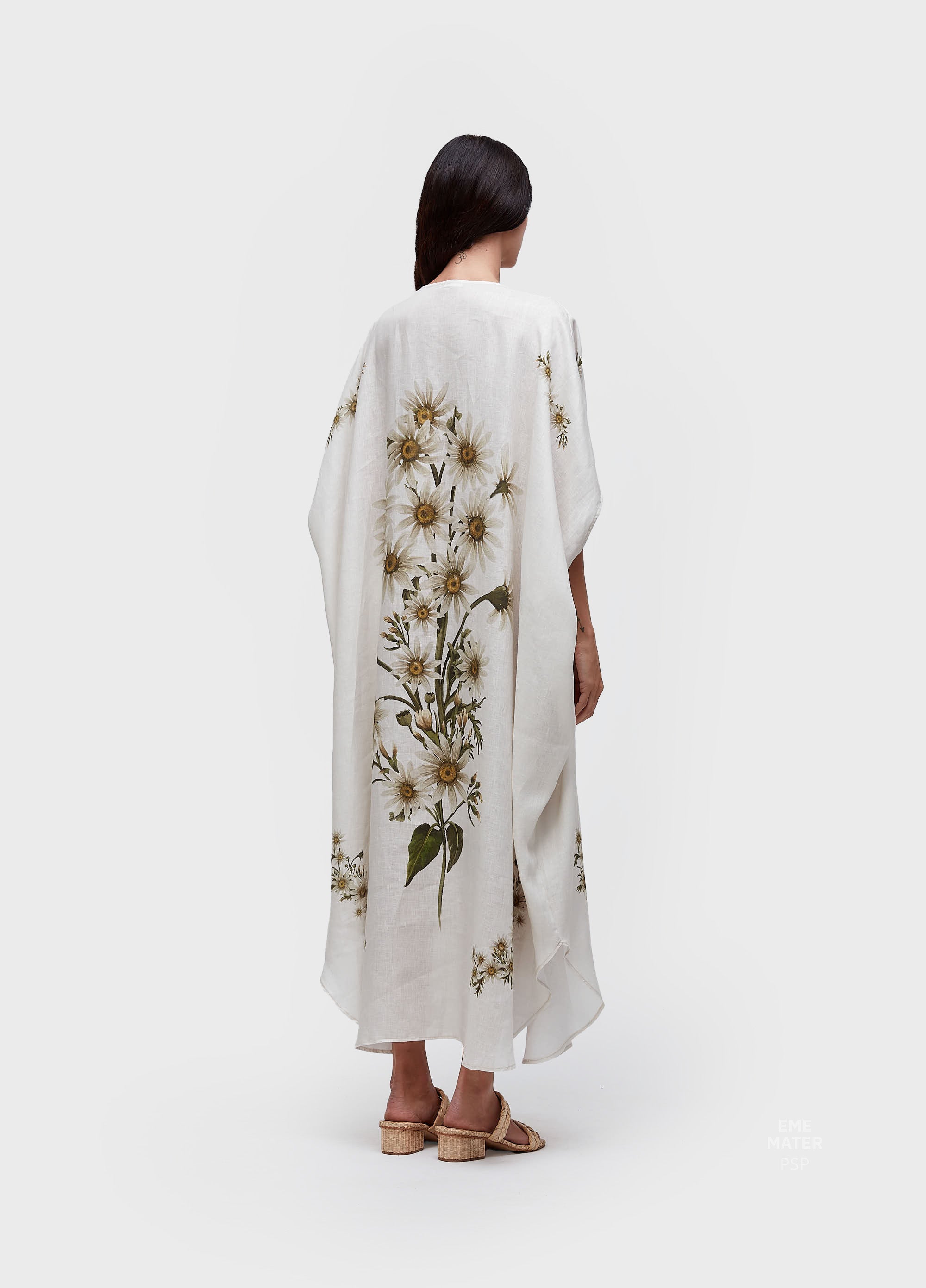 KAFTAN DAISY LIGHT OFF-WHITE/AMARELO
