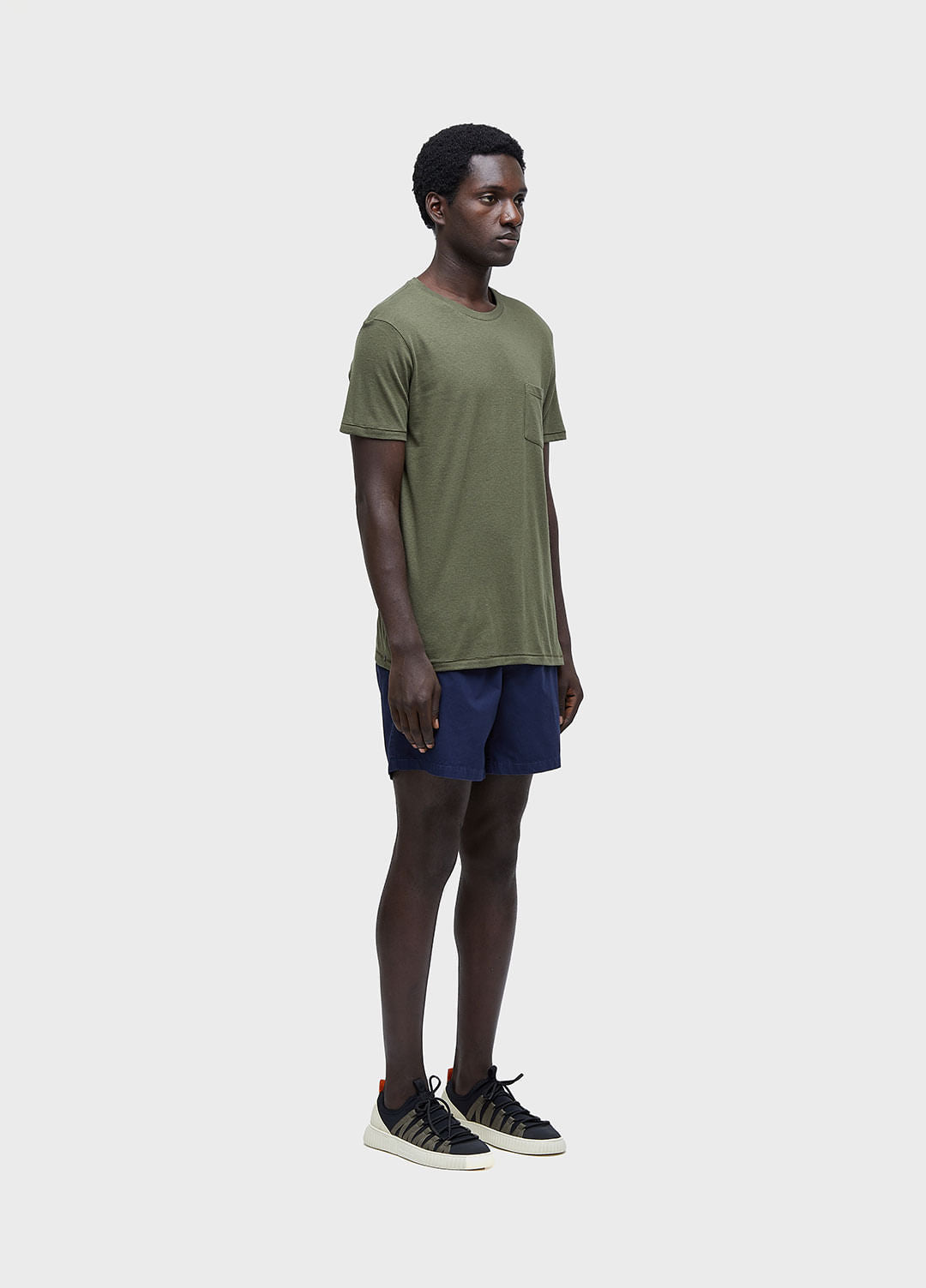 T-SHIRT RUSTIC POCKET E-BASICS MC II FOREST