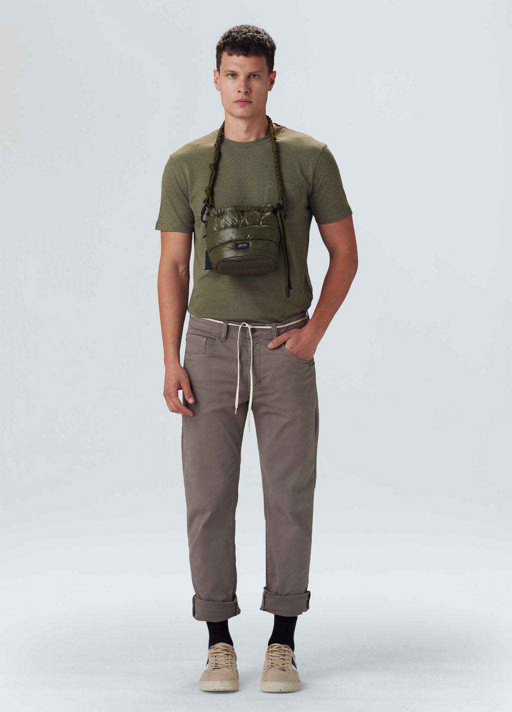 CALCA 5 POCKETS COLOR LISA CINZA