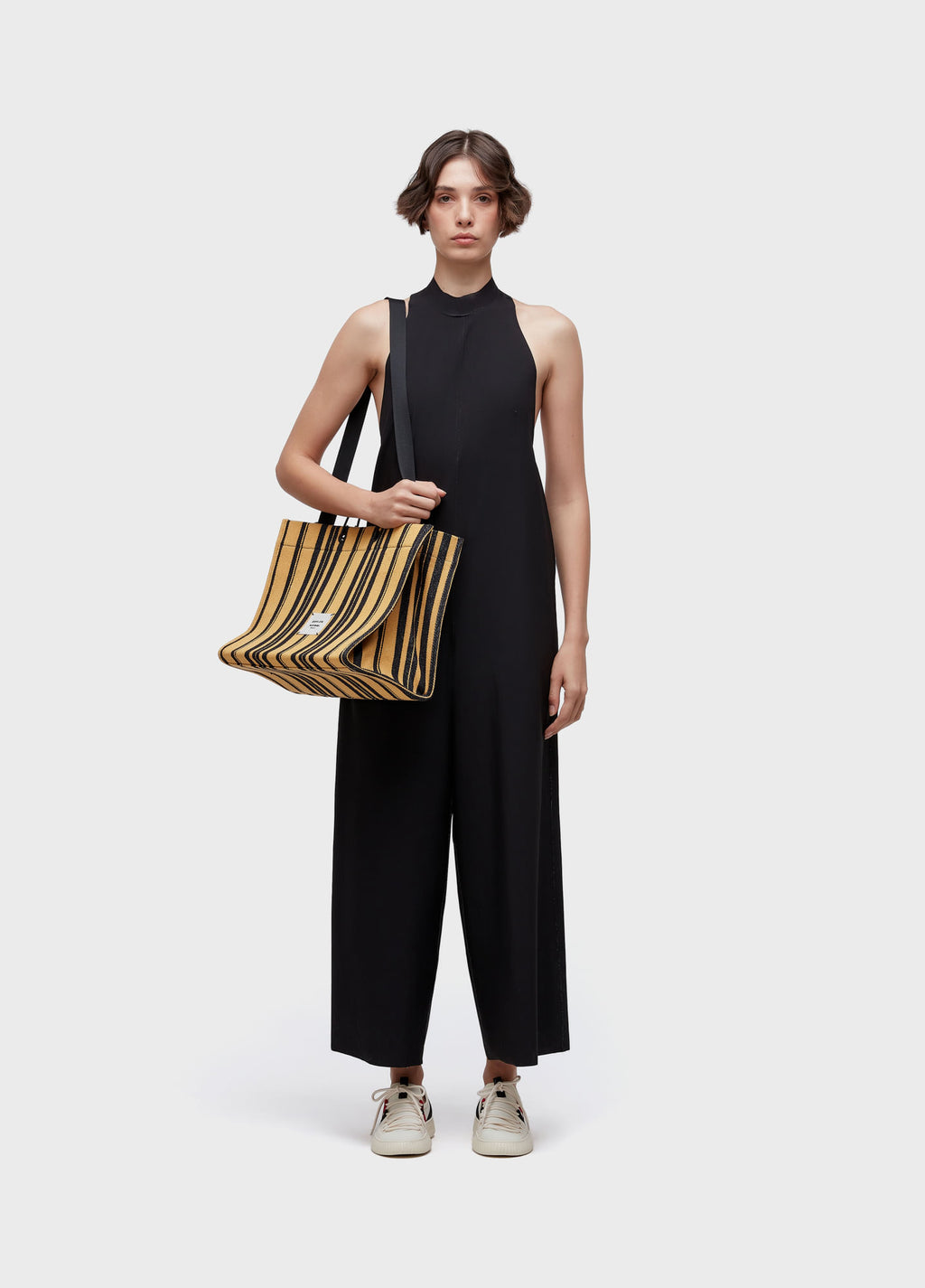 BOLSA TOTE LARGE LISTRAS