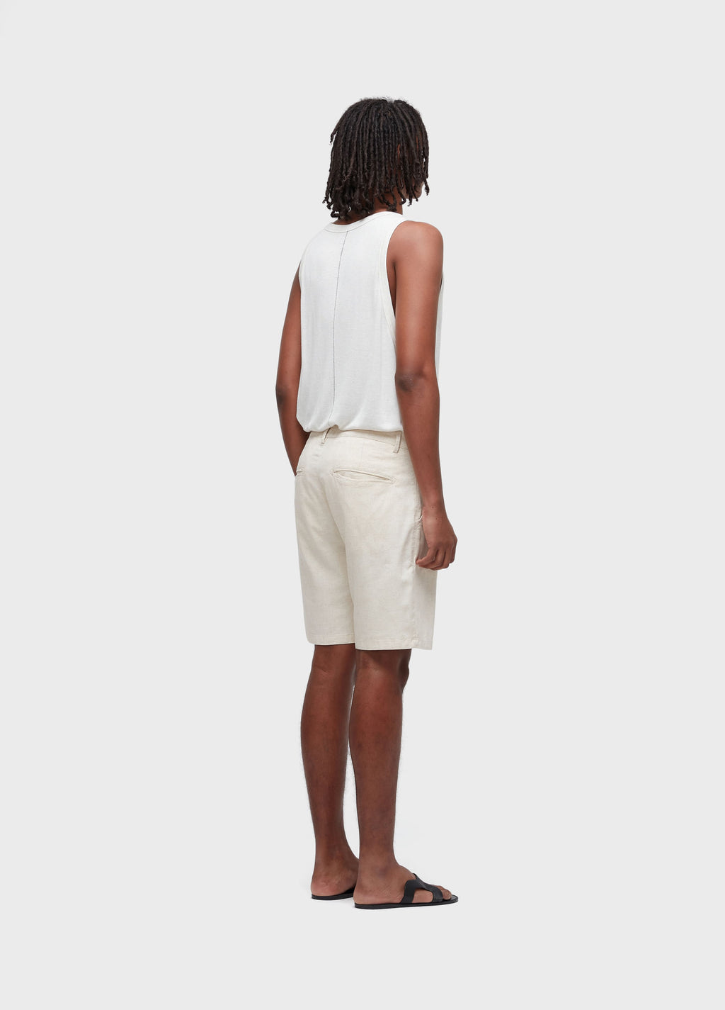 BERMUDA ALFAIATARIA BASIC LINEN