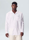 CAMISA FLOR CRISTA ML BRANCO