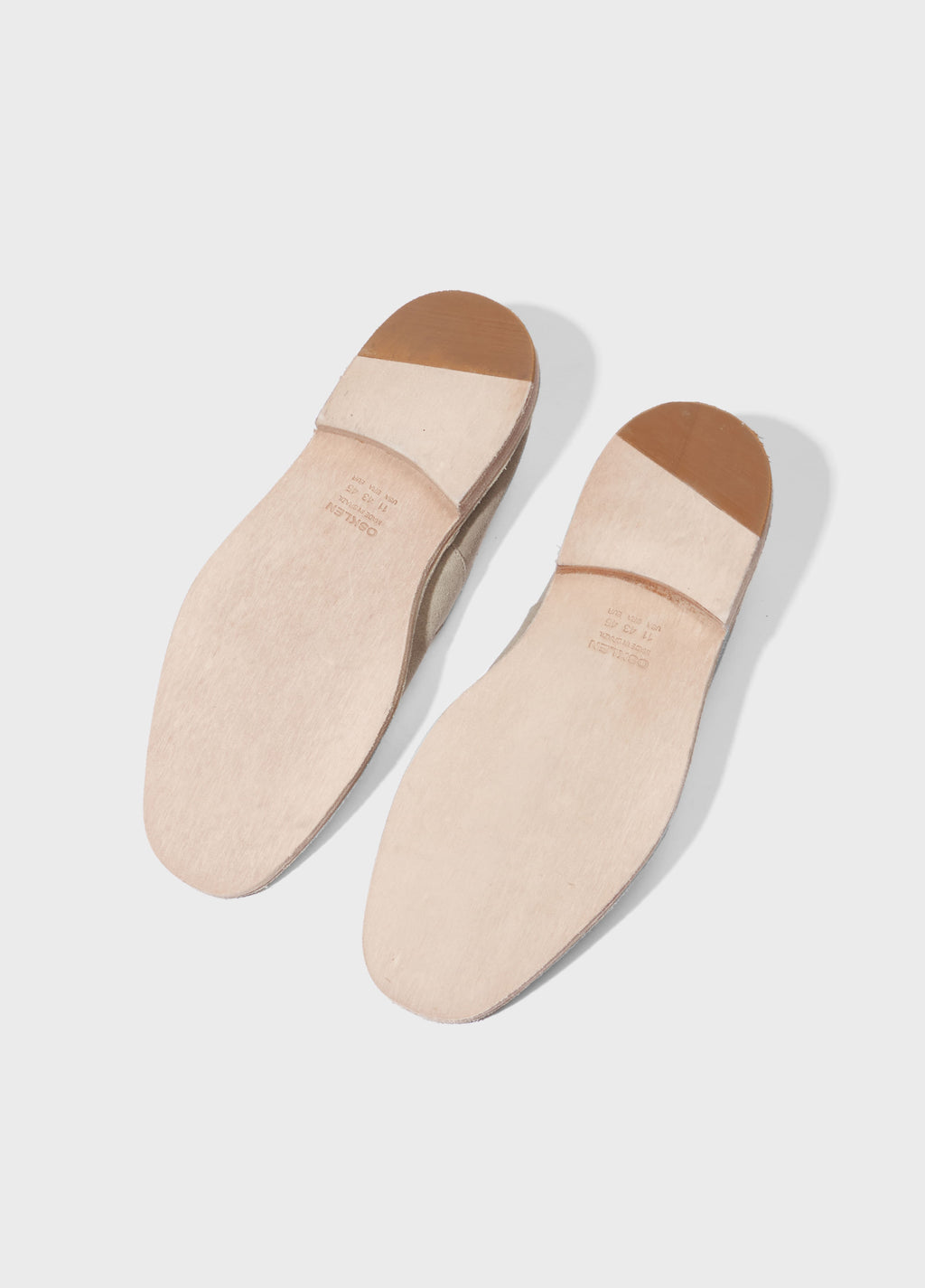 SAPATO MOC CAMURÇA M CINZA/NATURAL