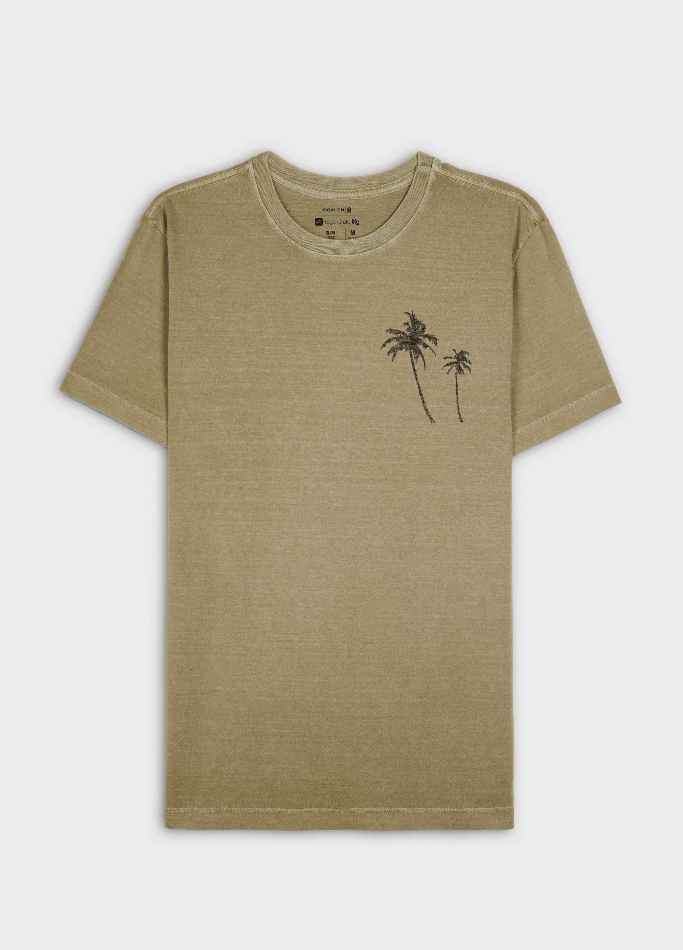 T-SHIRT SLIM STONE COQUEIRO GAZE MC