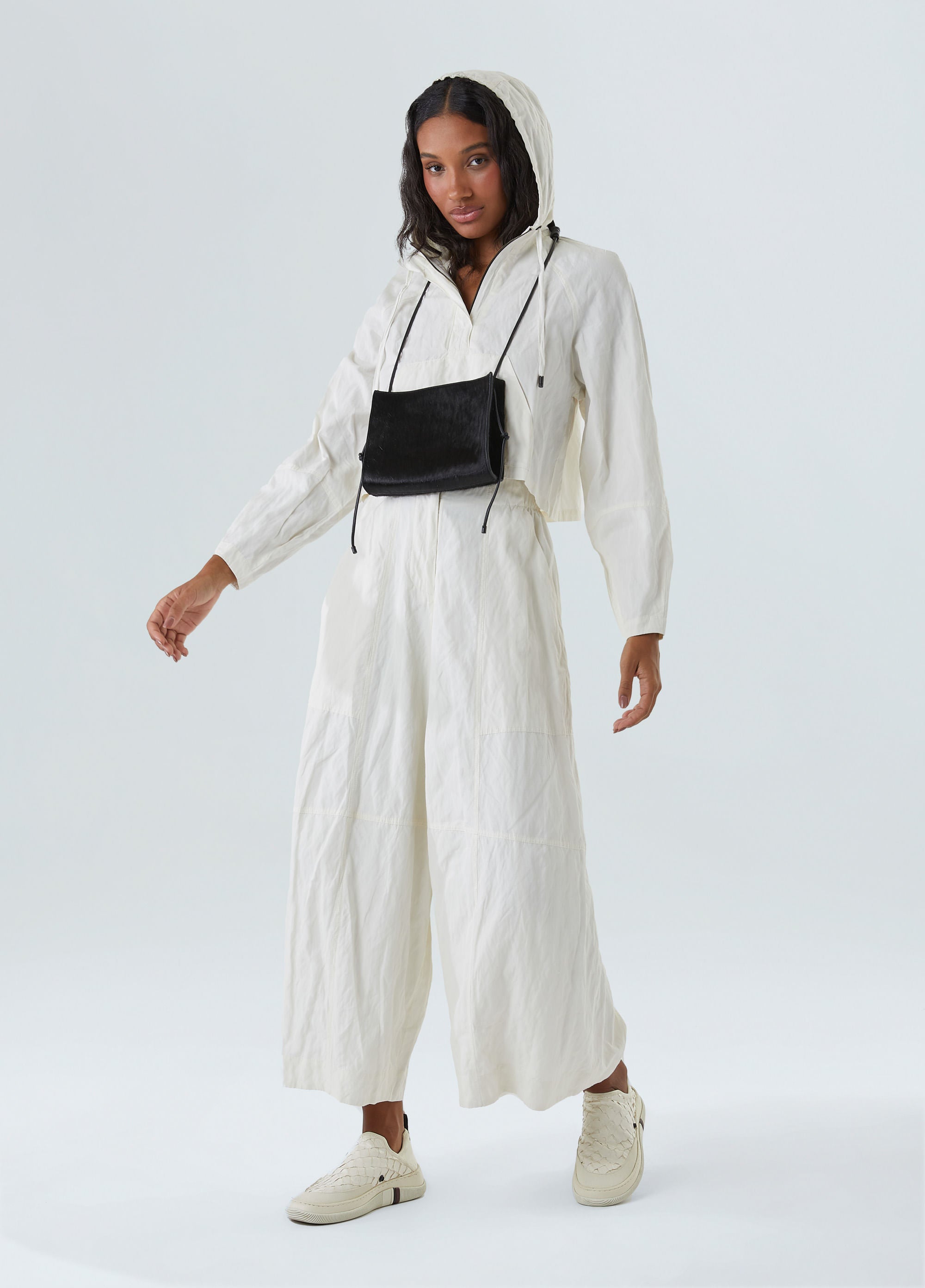CASACO COTTON CANGURU OFF-WHITE