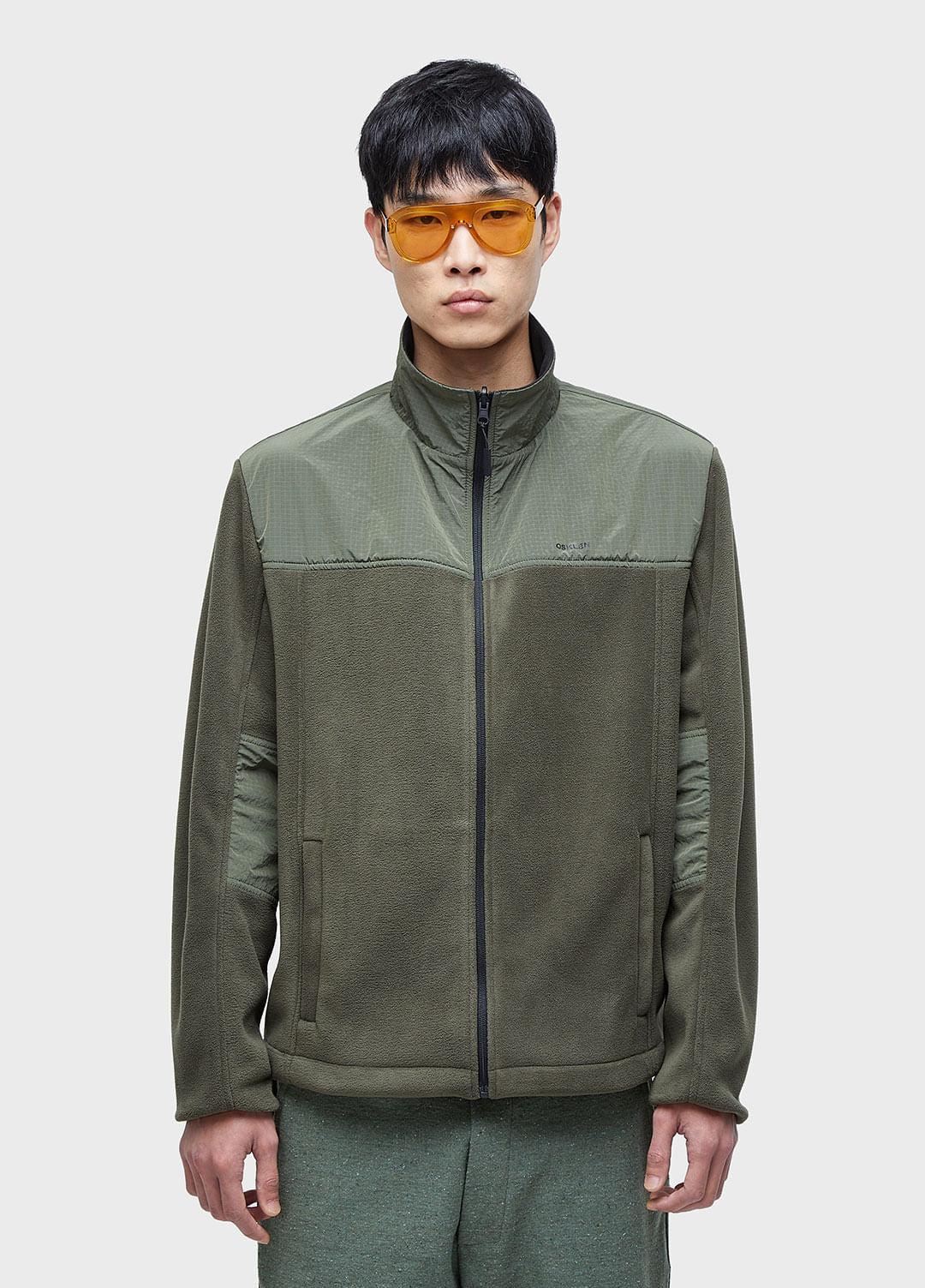 AGASALHO DOUBLE FACE FLEECE ITM FOREST/PRETO