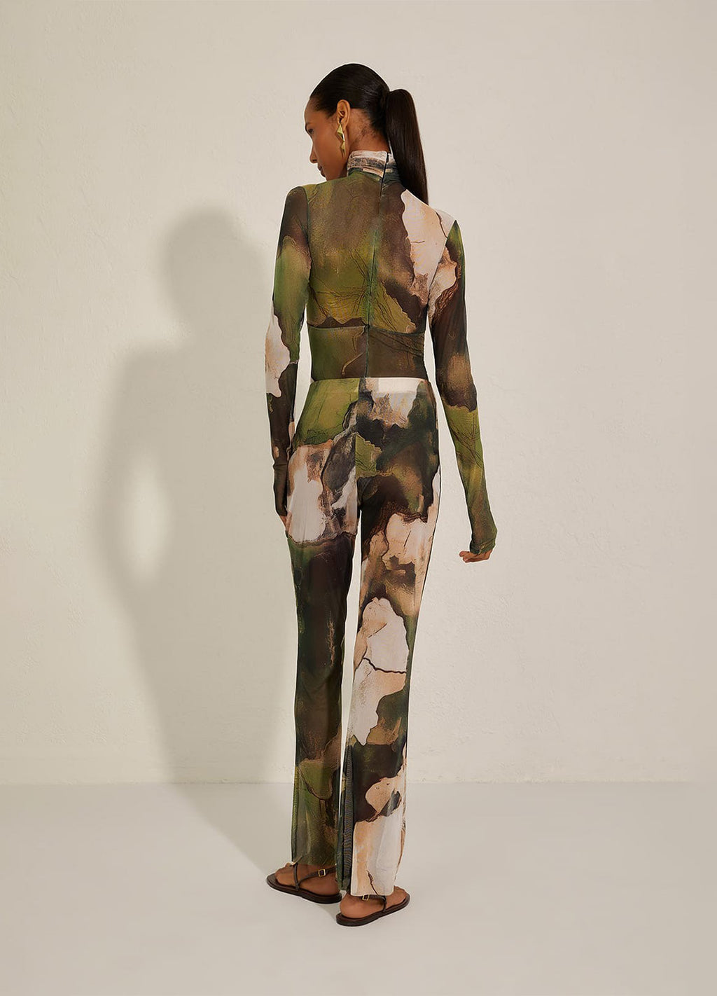 CALÇA TULE CAMOUFLAGE