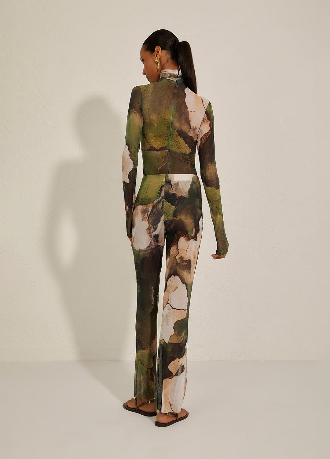 CALÇA TULE CAMOUFLAGE