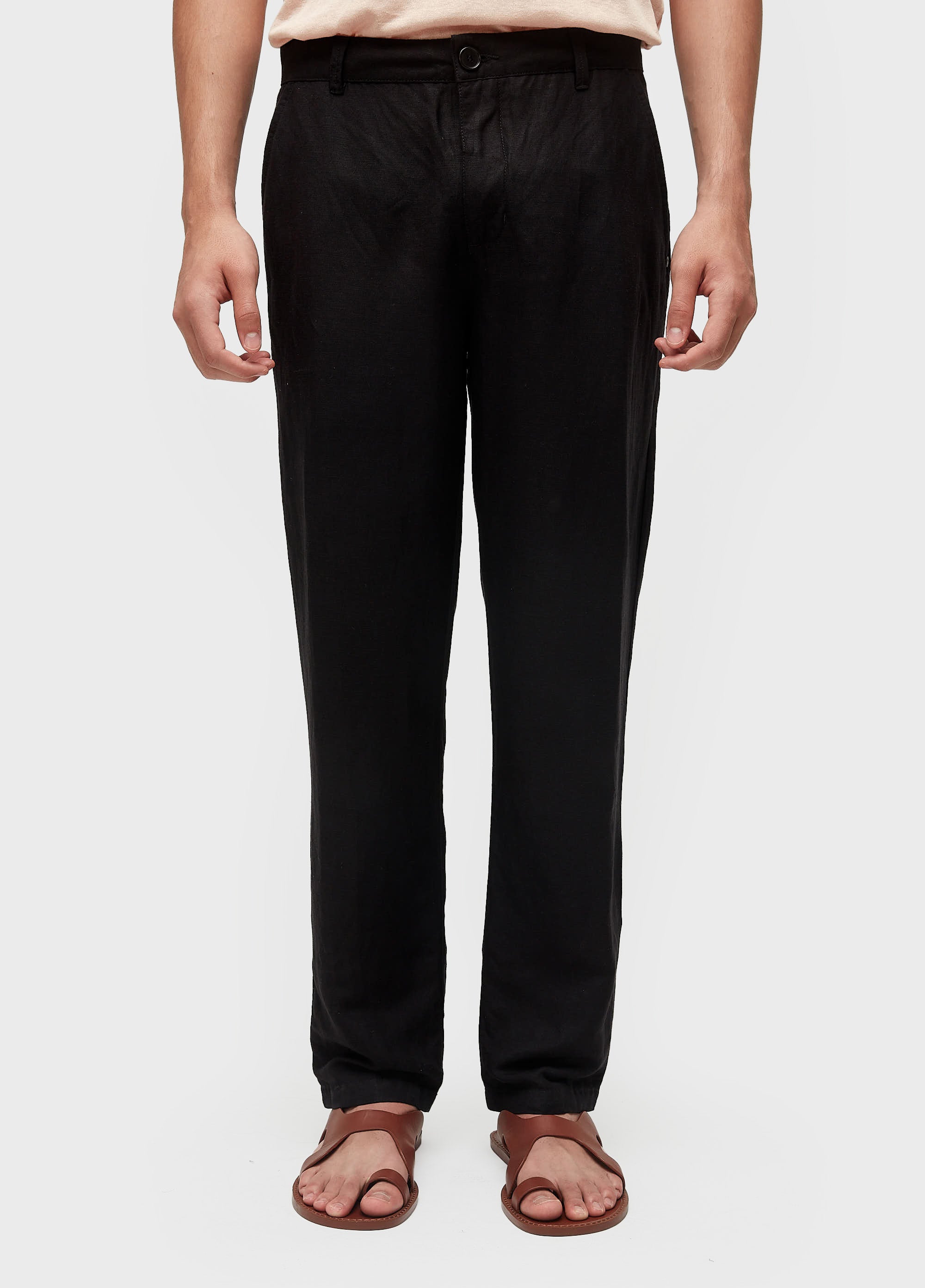 CALCA ALFAIATARIA FLUID LINEN