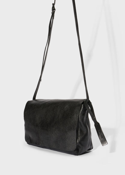 SMALL LEATHER CROSSBODY E-BASICS BAG