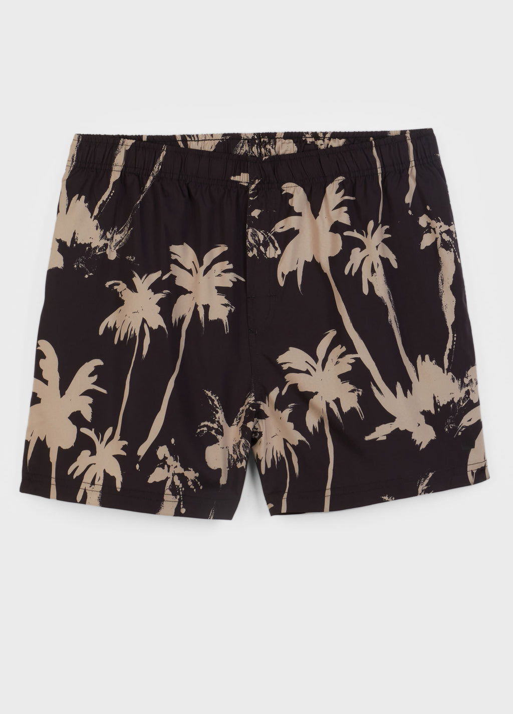 BEACH SHORT AQUAONE RORSCHACH PRETO/CAQUI