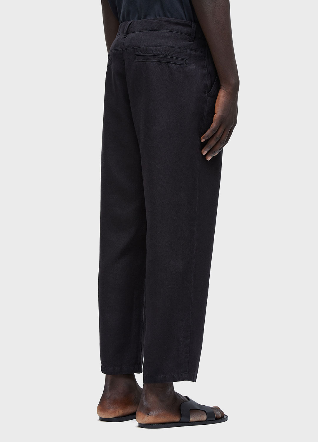 CALÇA AFAIATARIA NEW LINEN CLASSIC PRETO