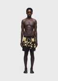 BERMUDA SURF ROSE GEMA PRETO/AMARELO