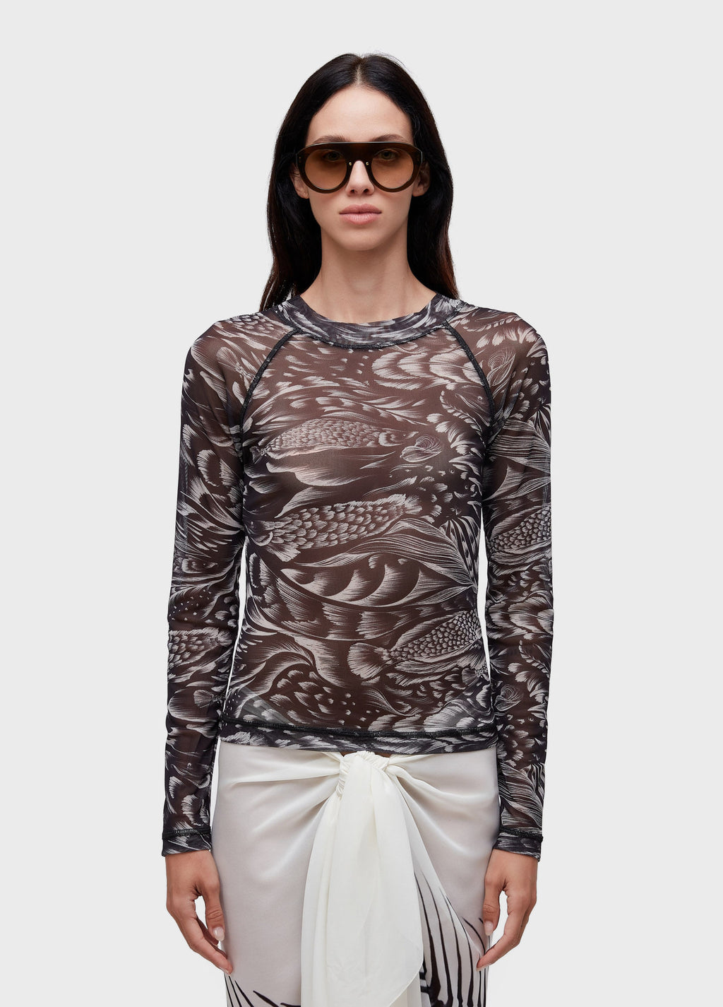 BLUSA ML TULE PIRARUCU TRACE