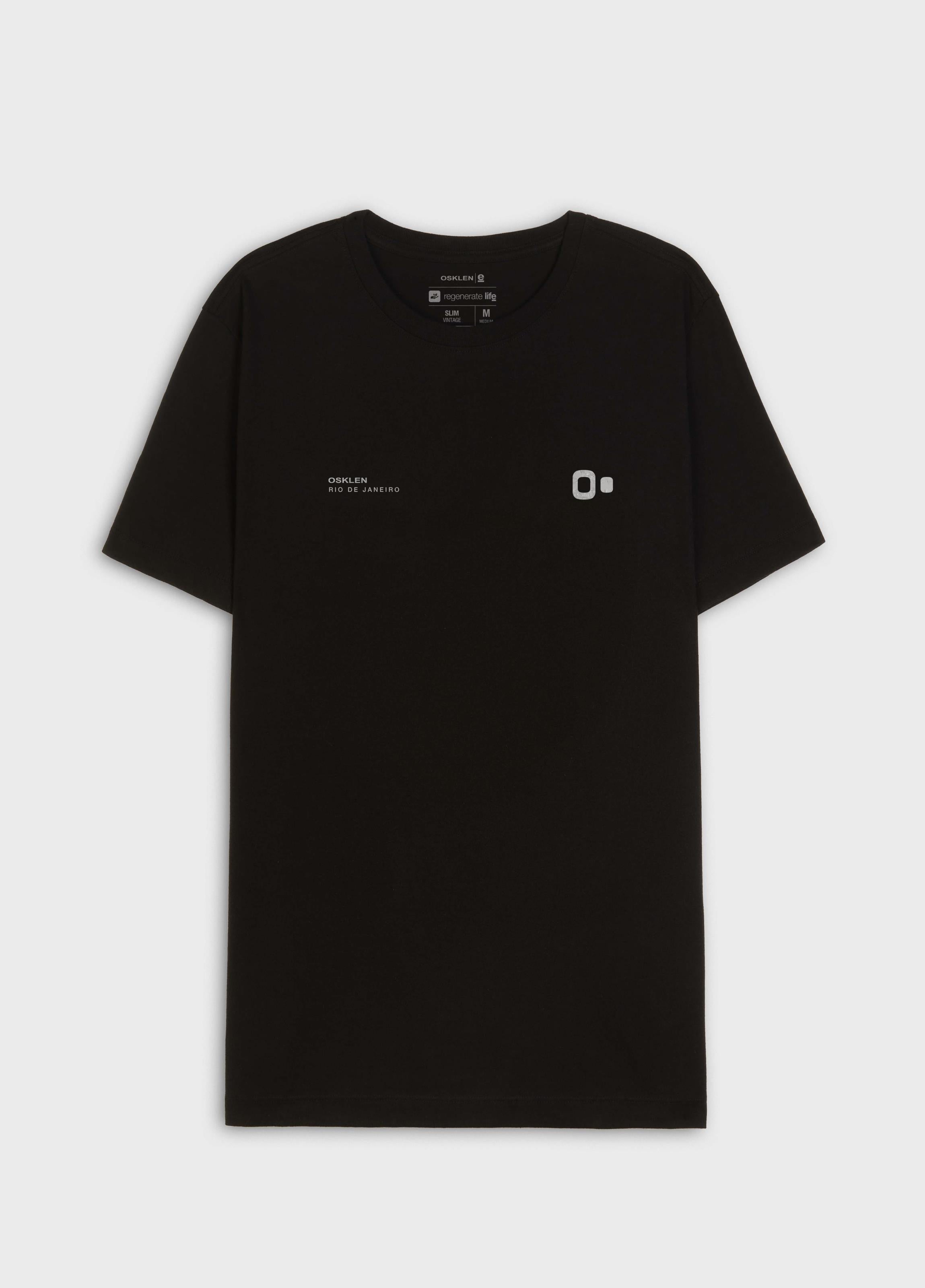 T-SHIRT VINTAGE NEW ICON PRETO