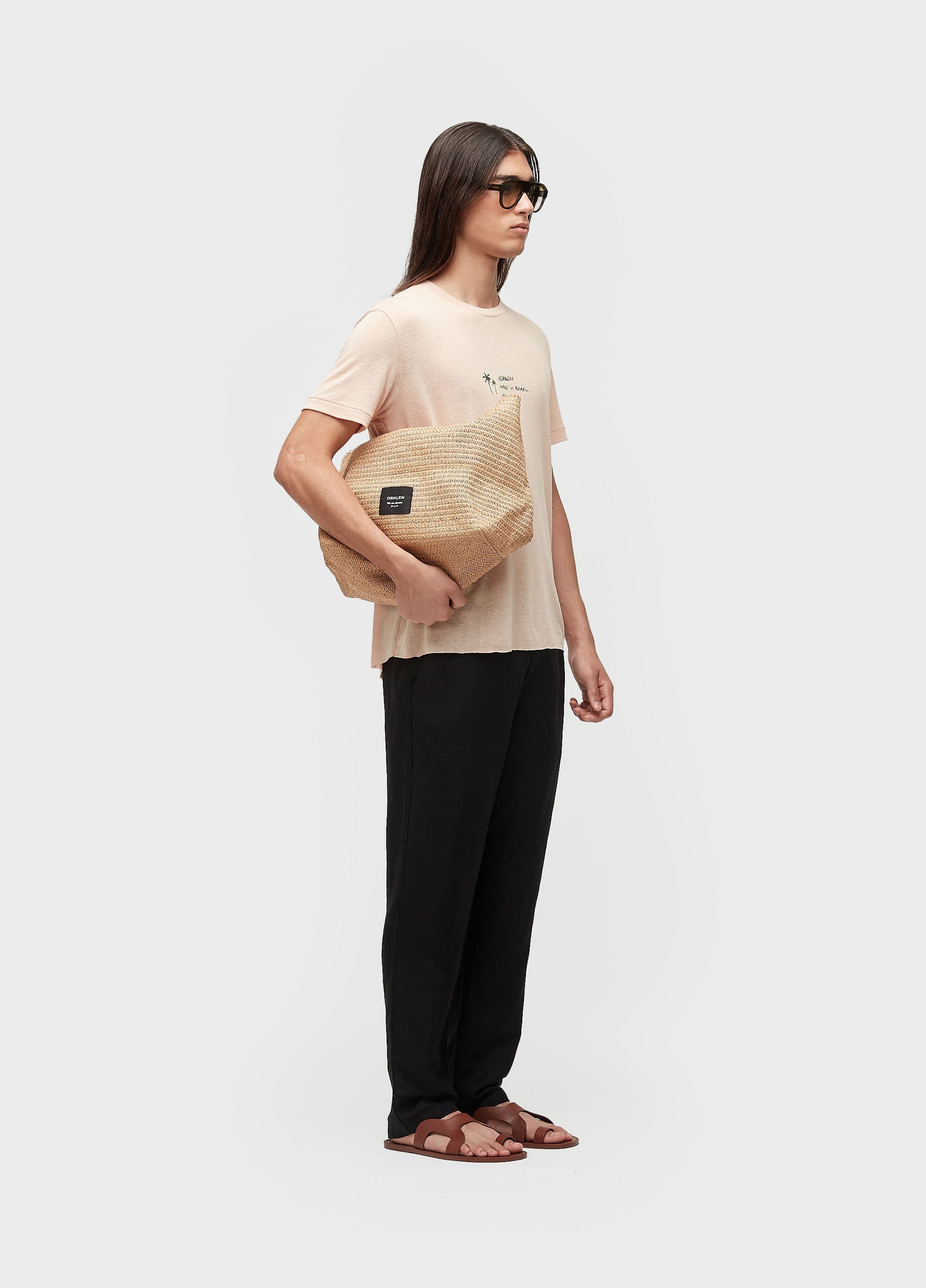CALCA ALFAIATARIA FLUID LINEN