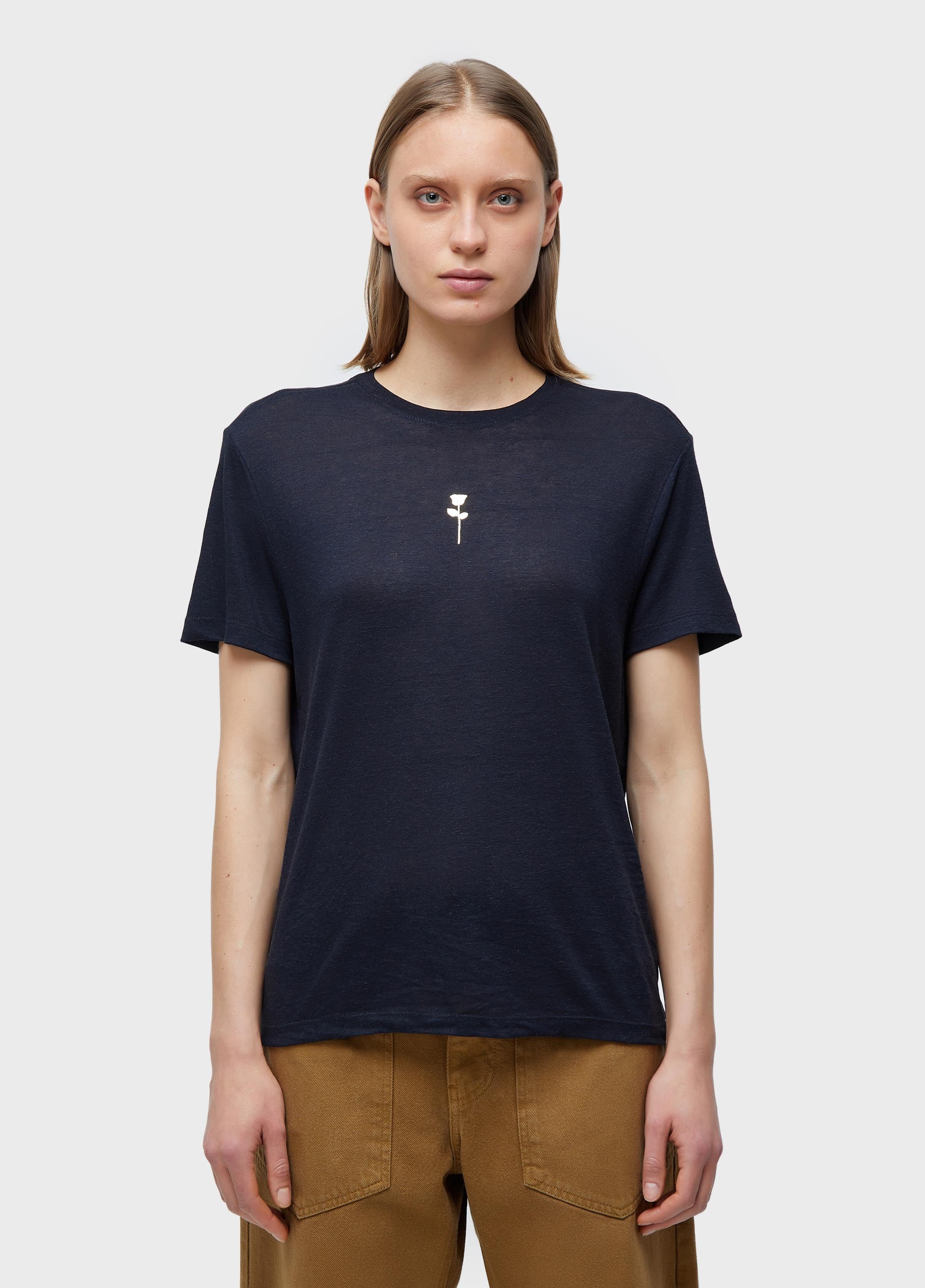 T-SHIRT ROSA DOURADA