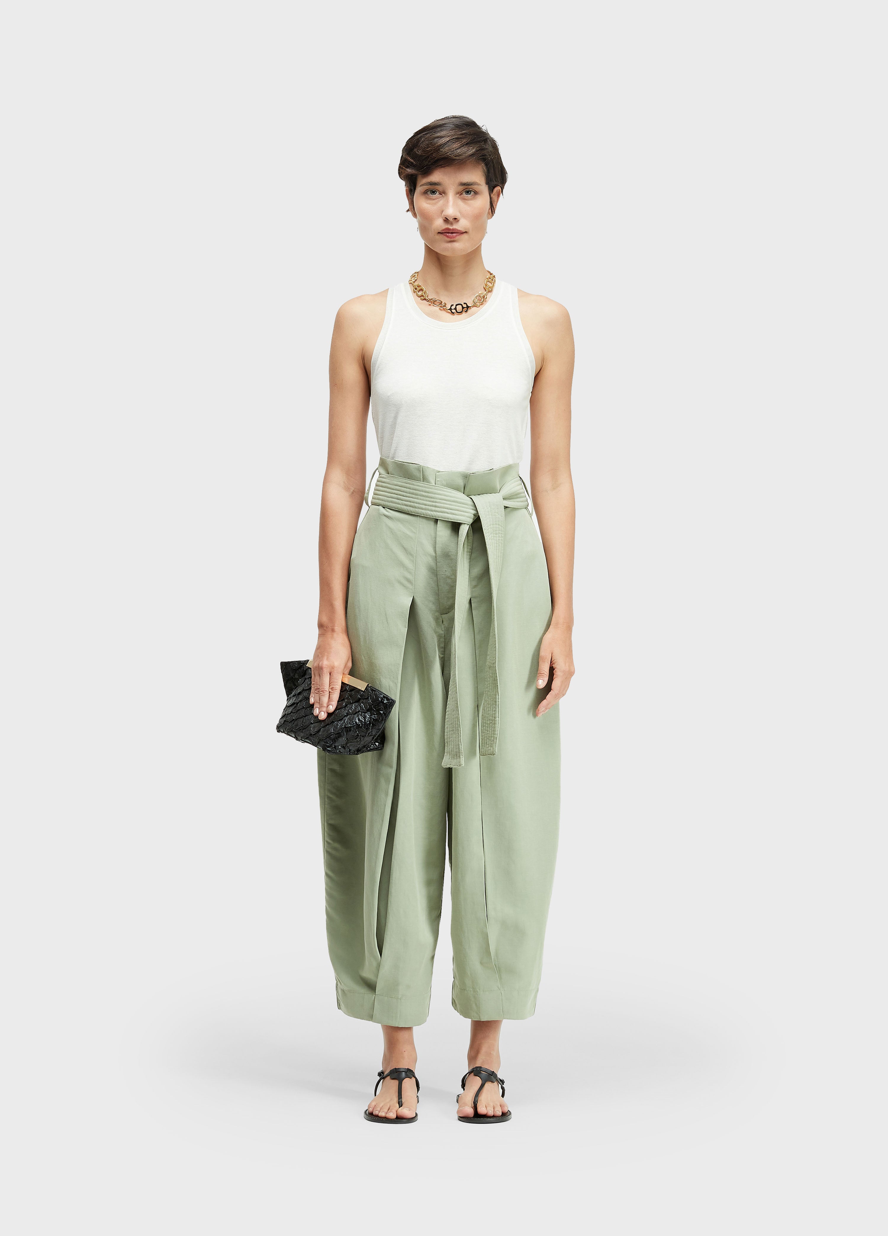 CALÇA PESPONTOS LINEN