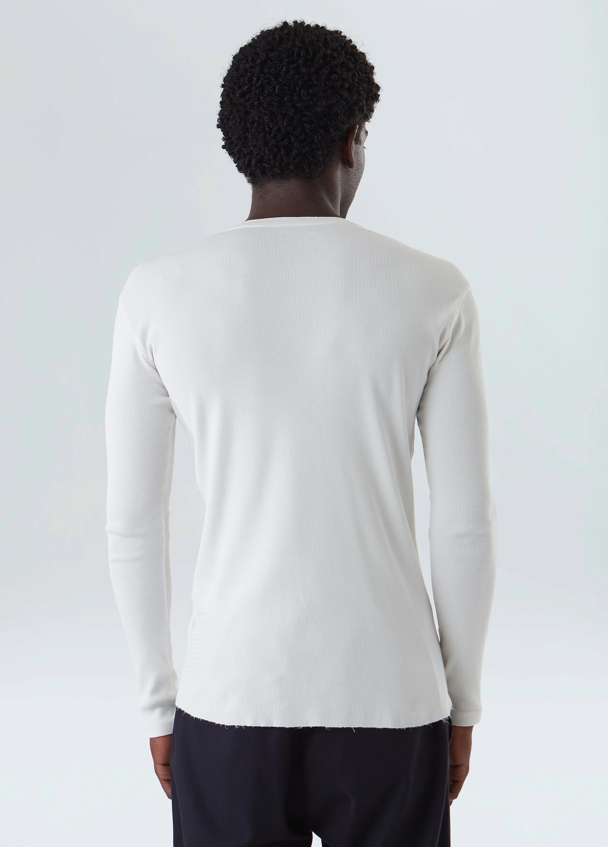 BATA FIT RIBBED ML OFF-WHITE