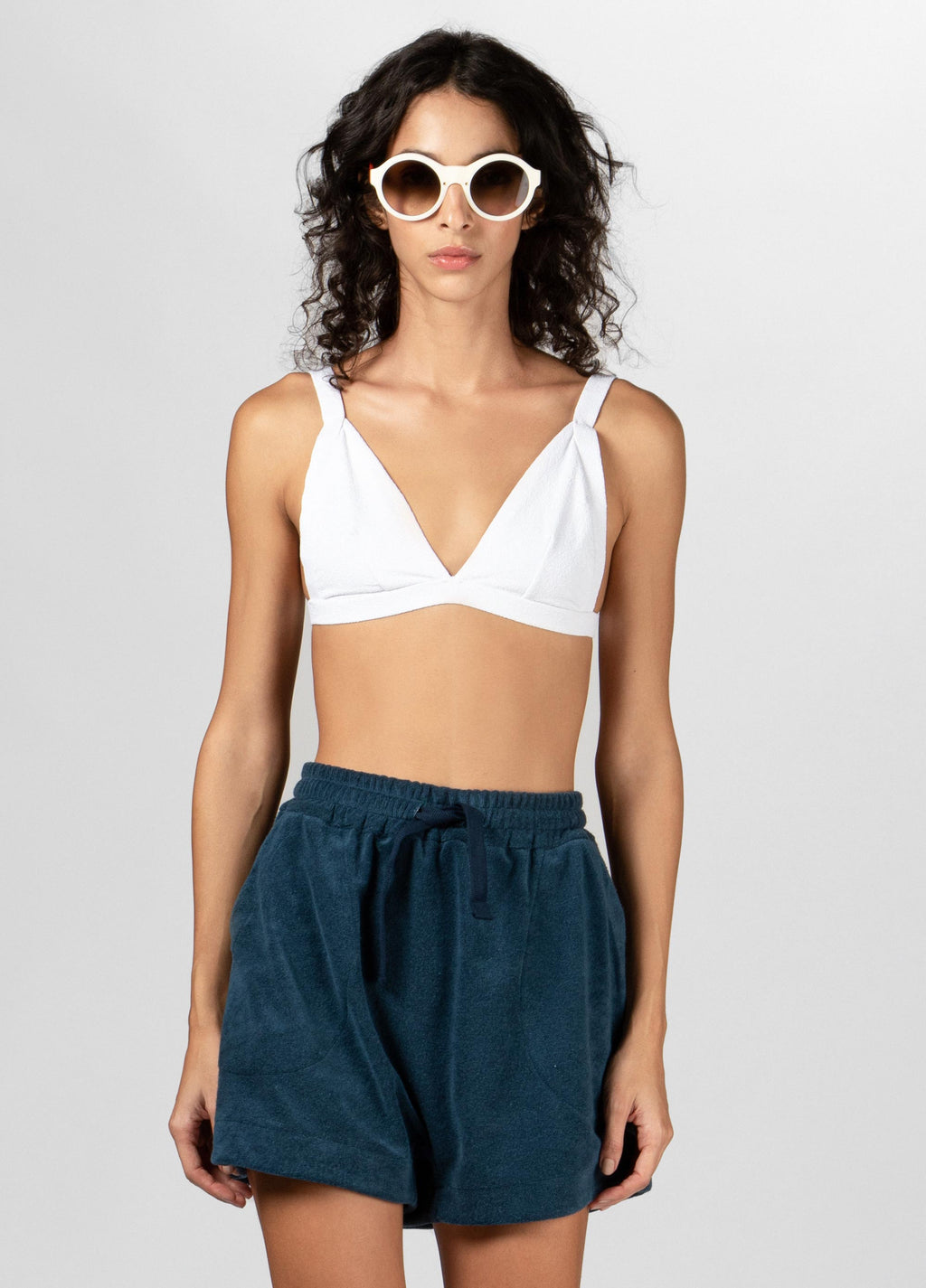 SHORT TOWEL INDIGO