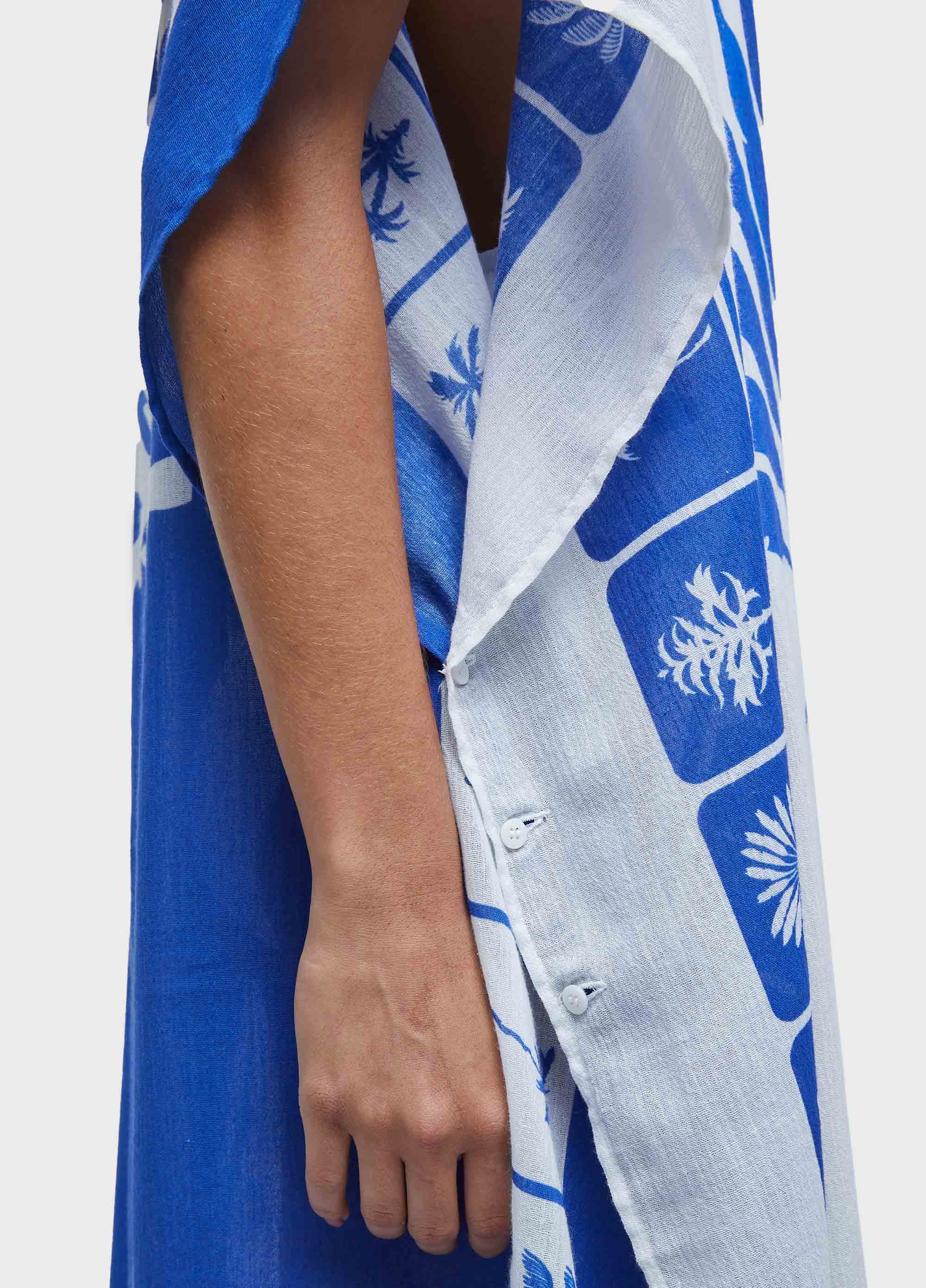 VESTIDO SCARF AZULEJO