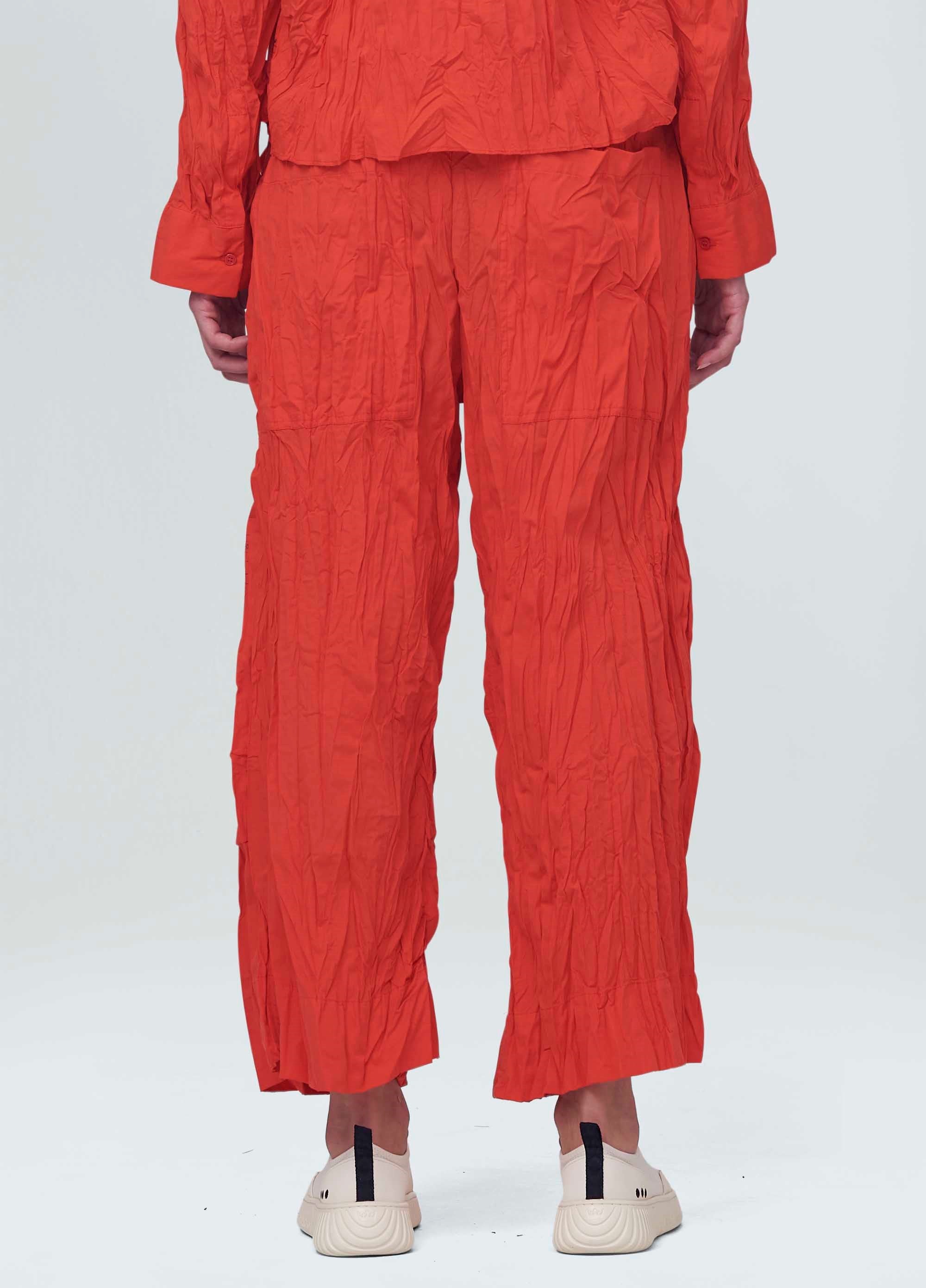 CALÇA TRICOLINE WRINKLED