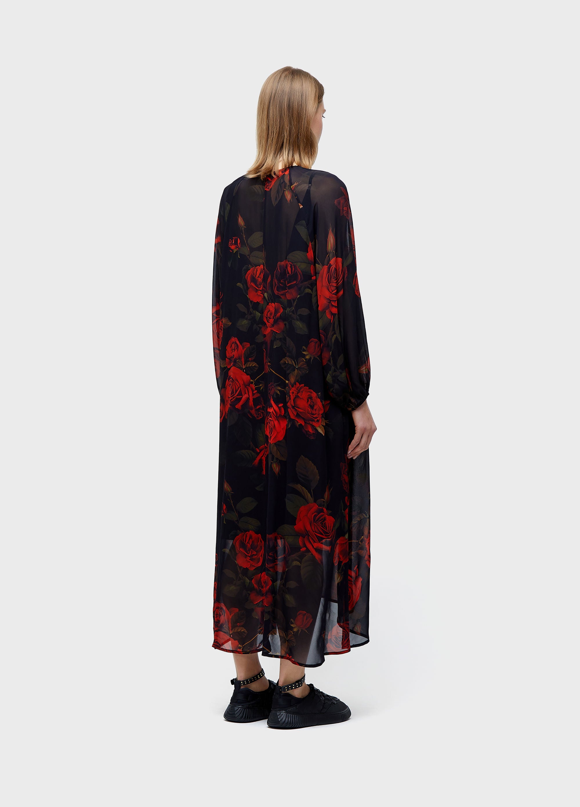 VESTIDO LONGO VINTAGE ROSE