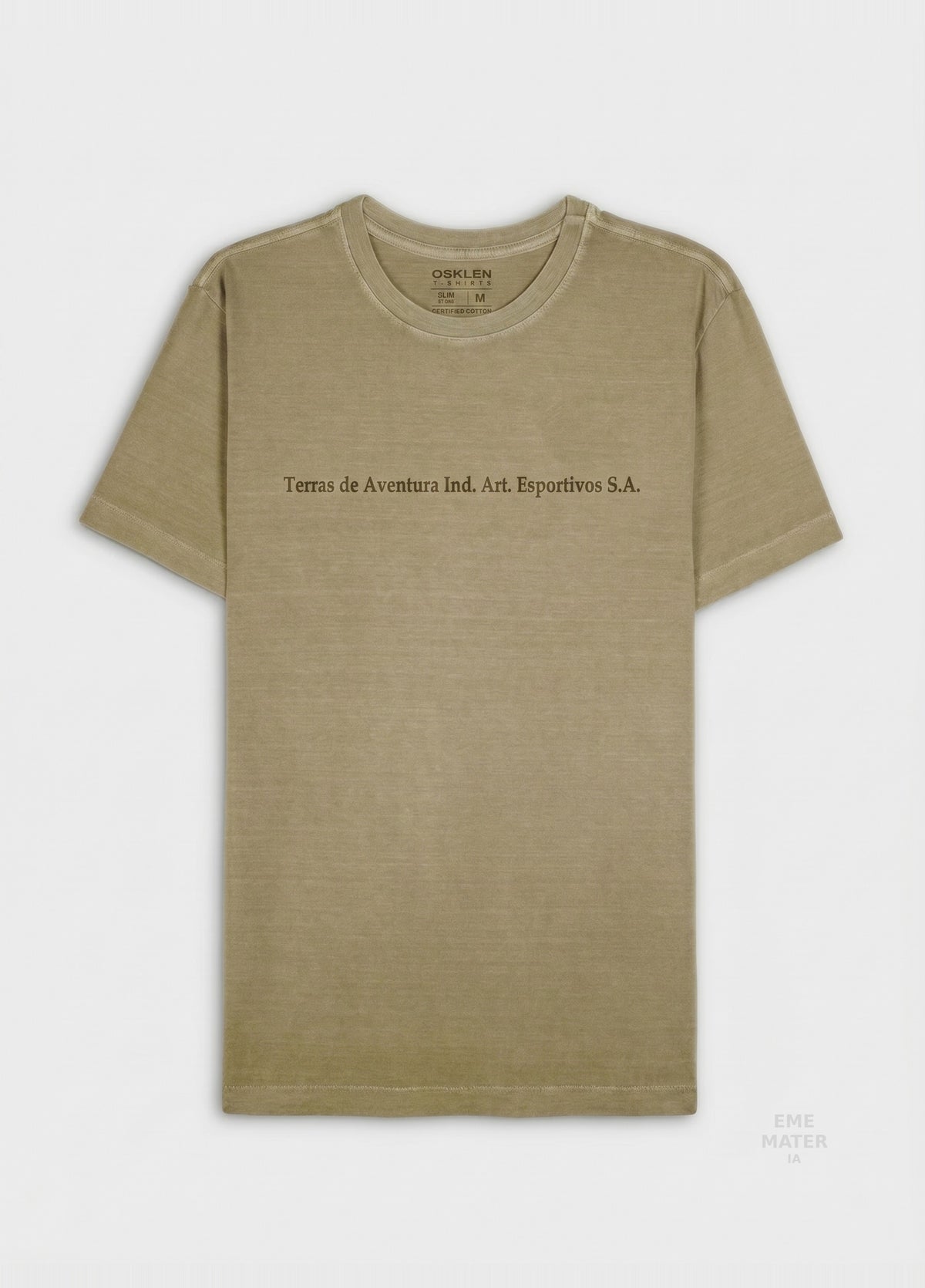 T-SHIRT SLIM STONE TERRA DE AVENTURAS