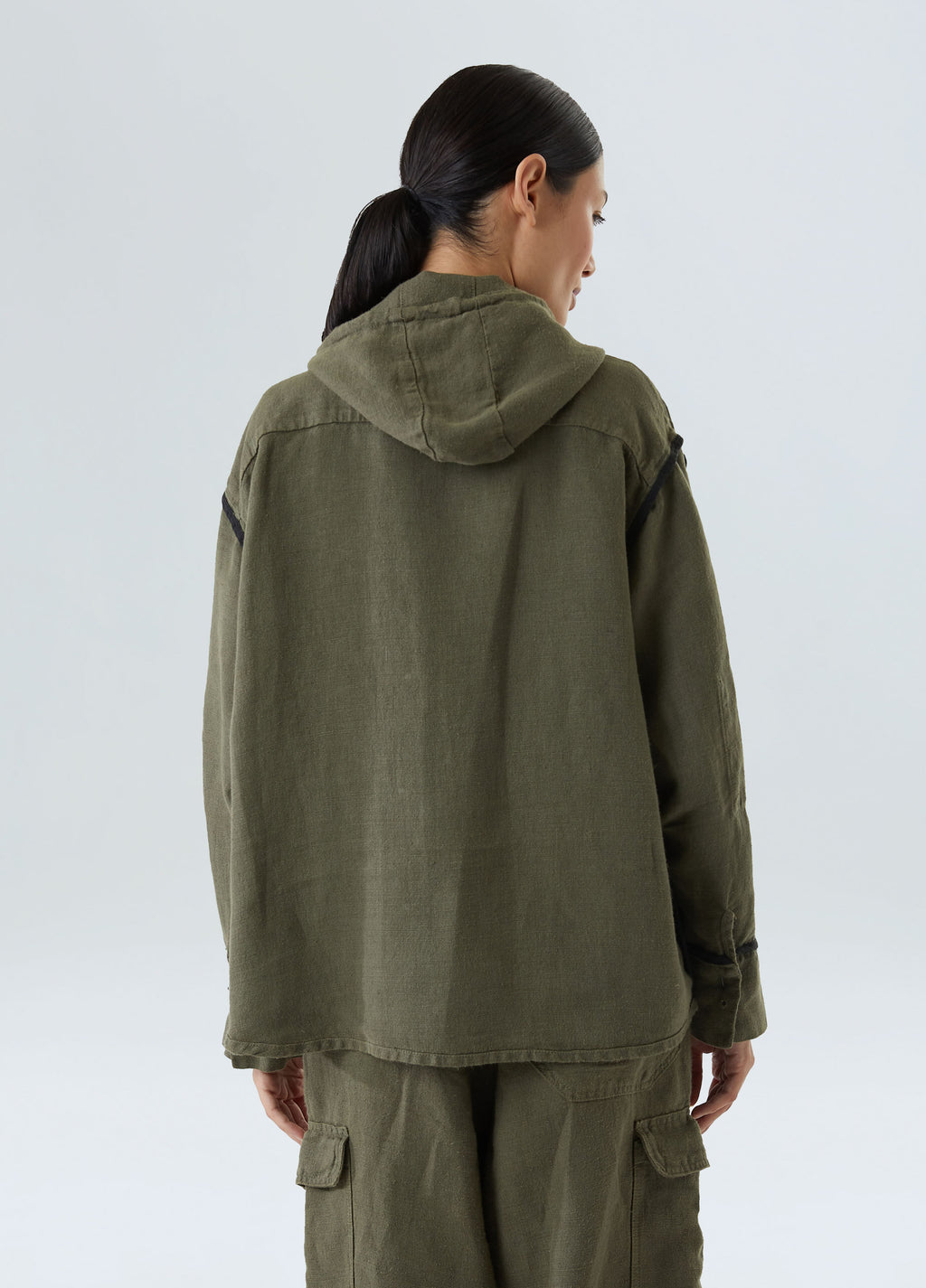 CAMISA CAPUZ DOUBLE FACE VERDE FOREST