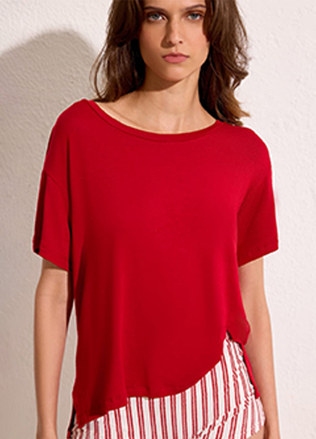 BLUSA QUADRI TRICOT