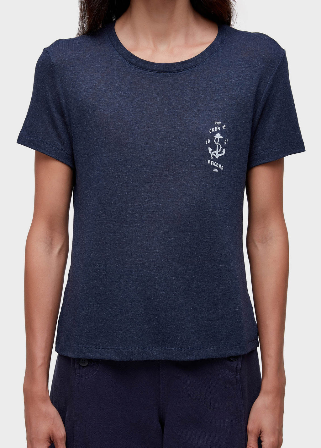 T-SHIRT CASA DA ANCORA MARINHO