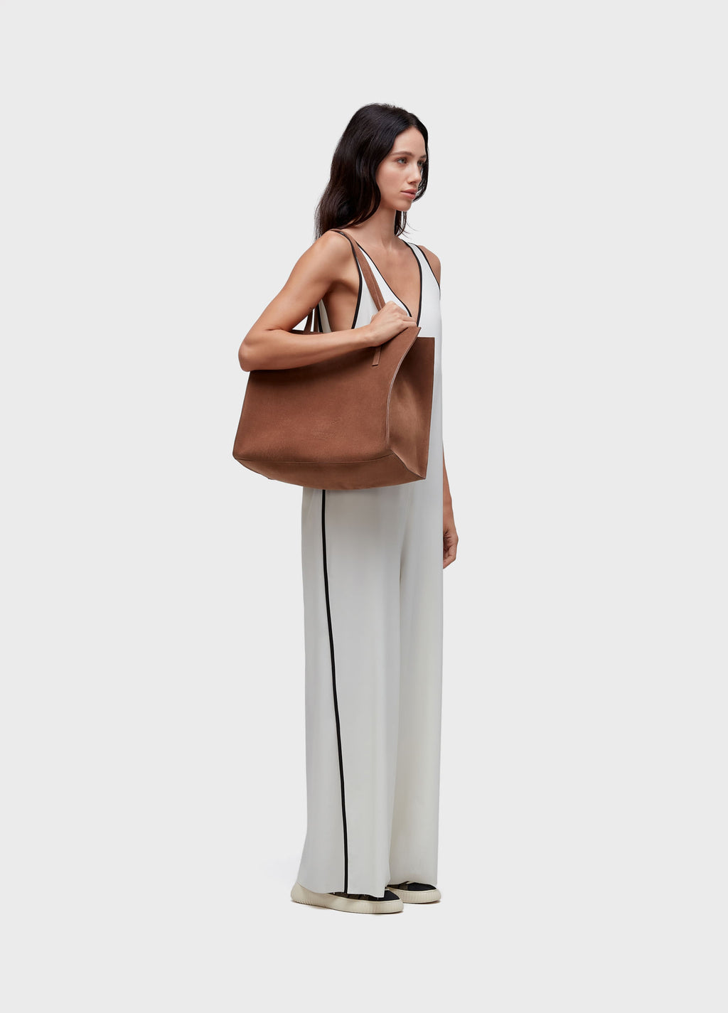 BOLSA TOTE YVI CAMURCA MARROM CAMARU