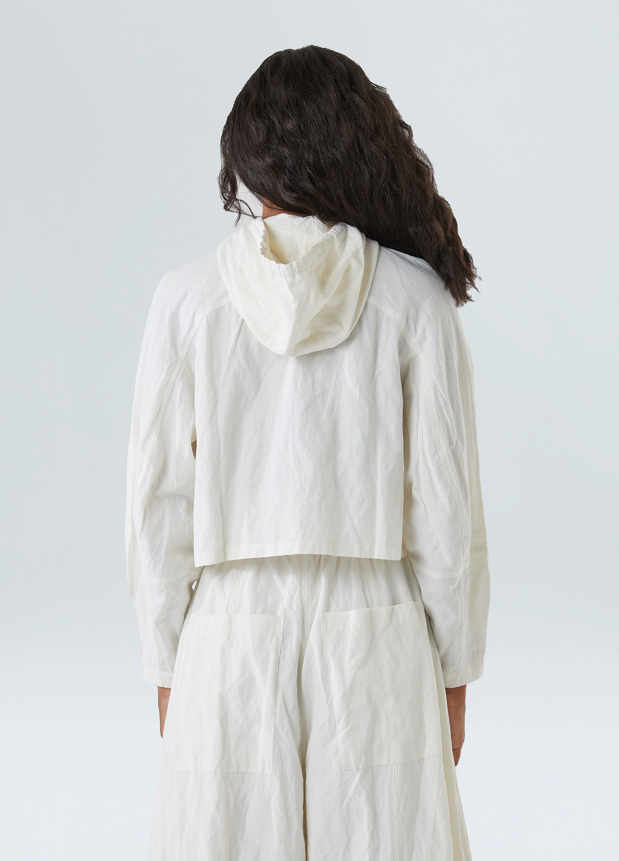 CASACO COTTON CANGURU OFF-WHITE