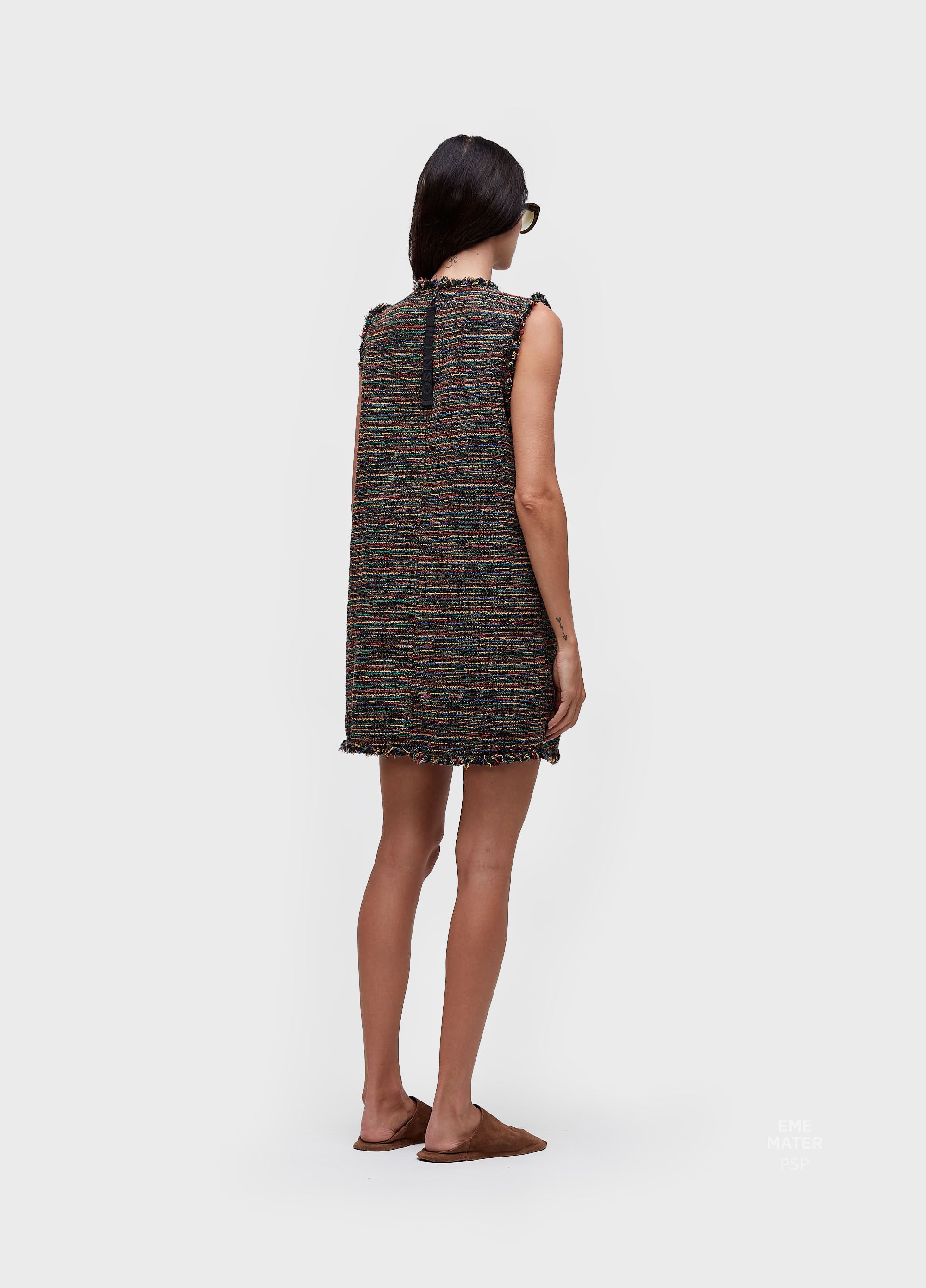VESTIDO CURTO TEXTURE COLORS