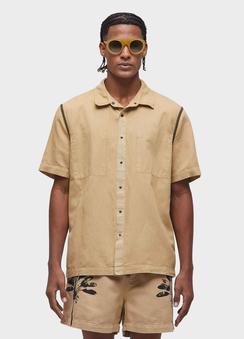 CAMISA DOUBLE HEMP COTTON MC JUTA