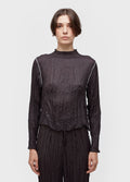 BLUSA ML WRINKLE SATIN DOUBLE FACE