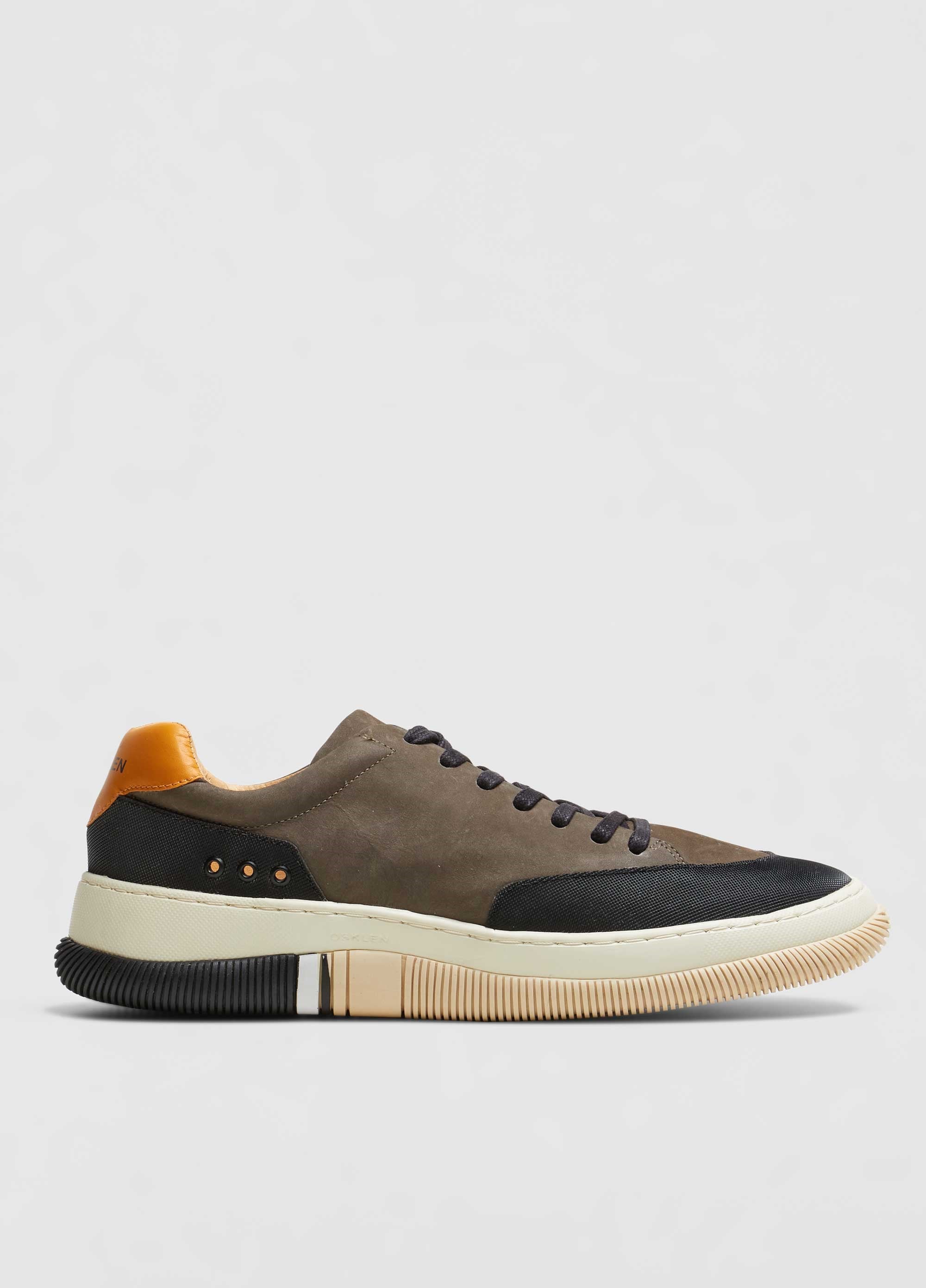 TENIS HYBRID LACES NOBUCK MASC CINZA ESCURO/PRETO/AMARELO