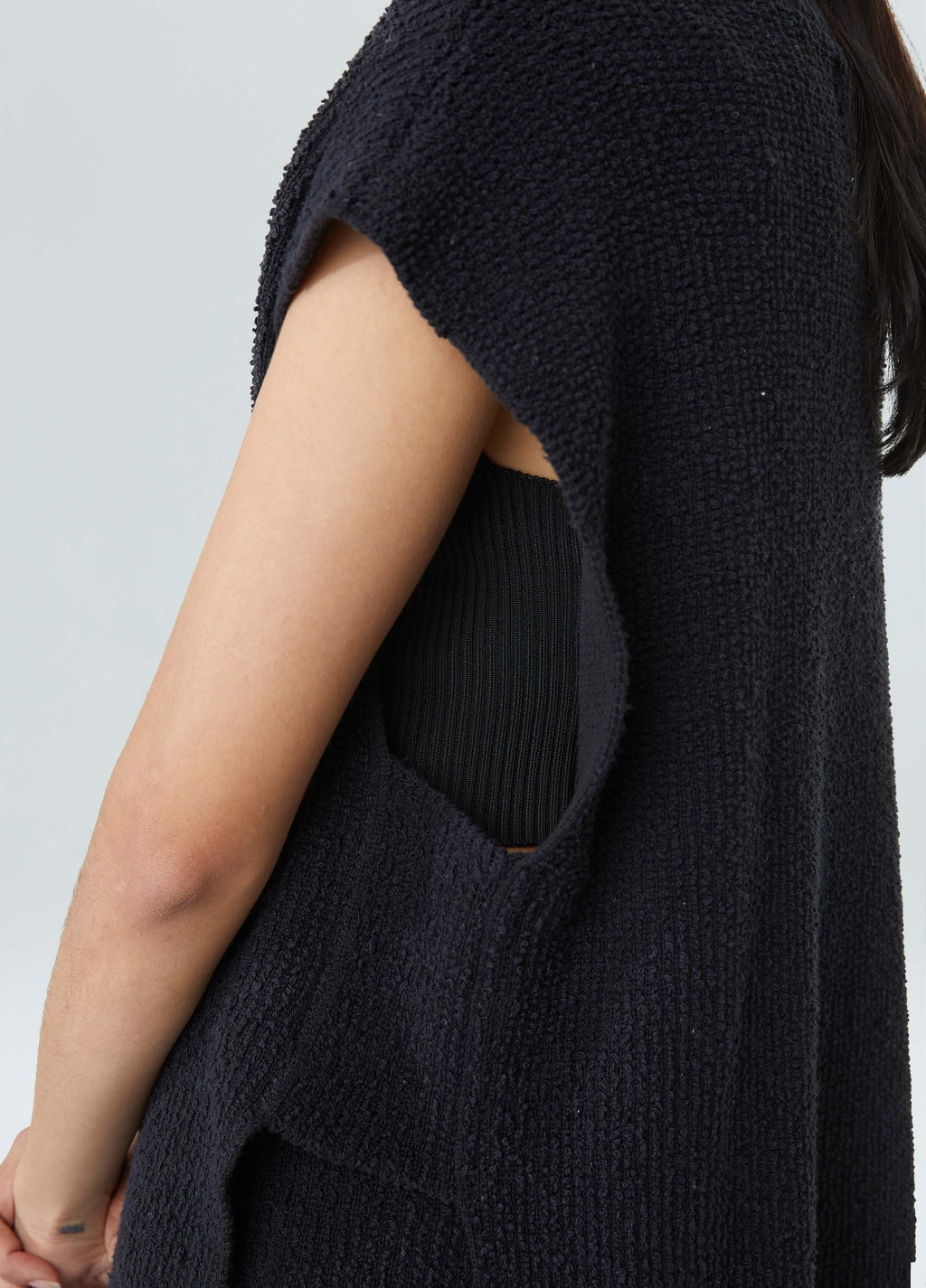 COLETE TRICOT BOUCLET PRETO