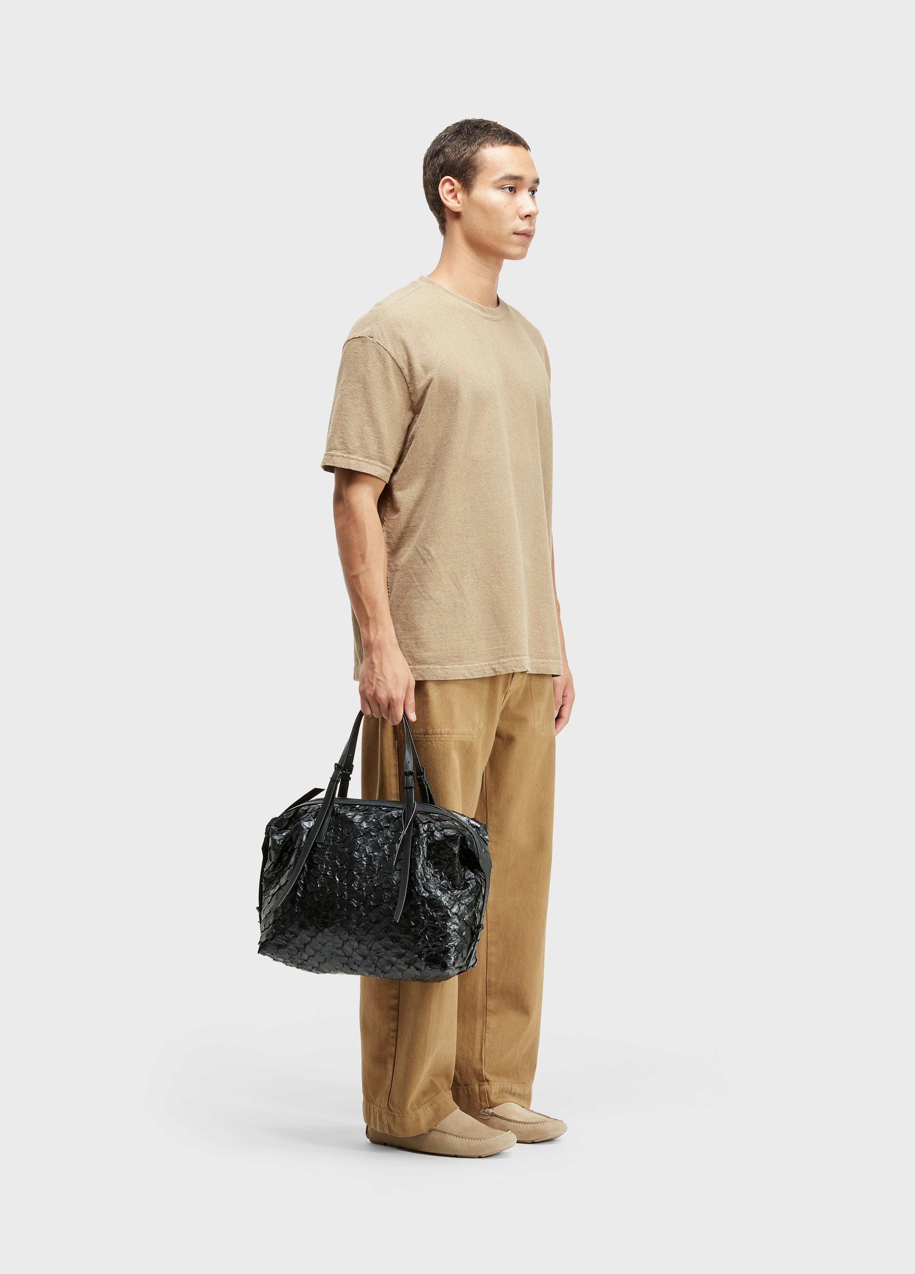 PIRARUCU SHOULDER BAG PRETO/PRETO