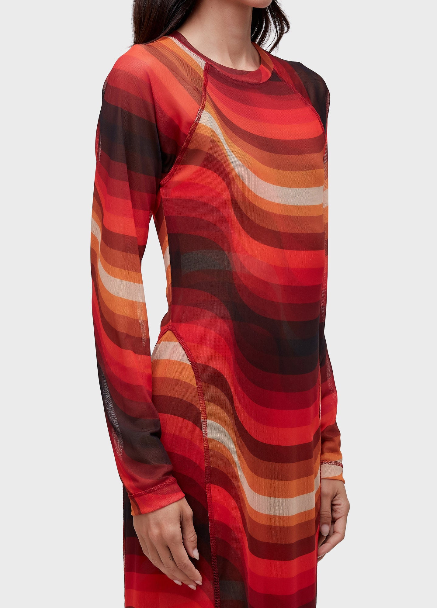 VESTIDO TULE FIT IPANEMA LARANJA/AMARELO